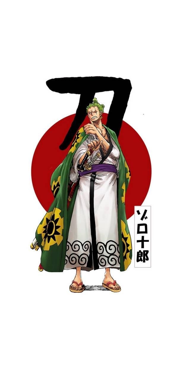 630x1280 Zoro Wano Wallpaper, Phone