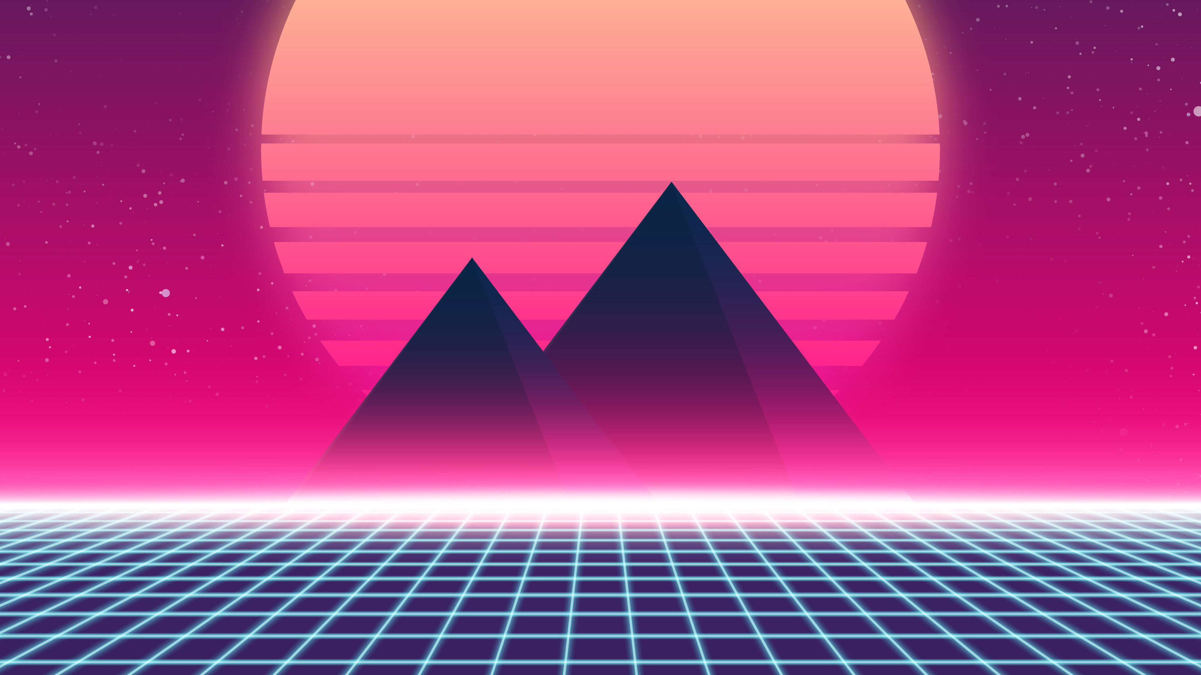 3840x2160 Wallpaper 4k Retrowave 90s 4k 4k Wallpaper, 5k Wallpaper, Desktop