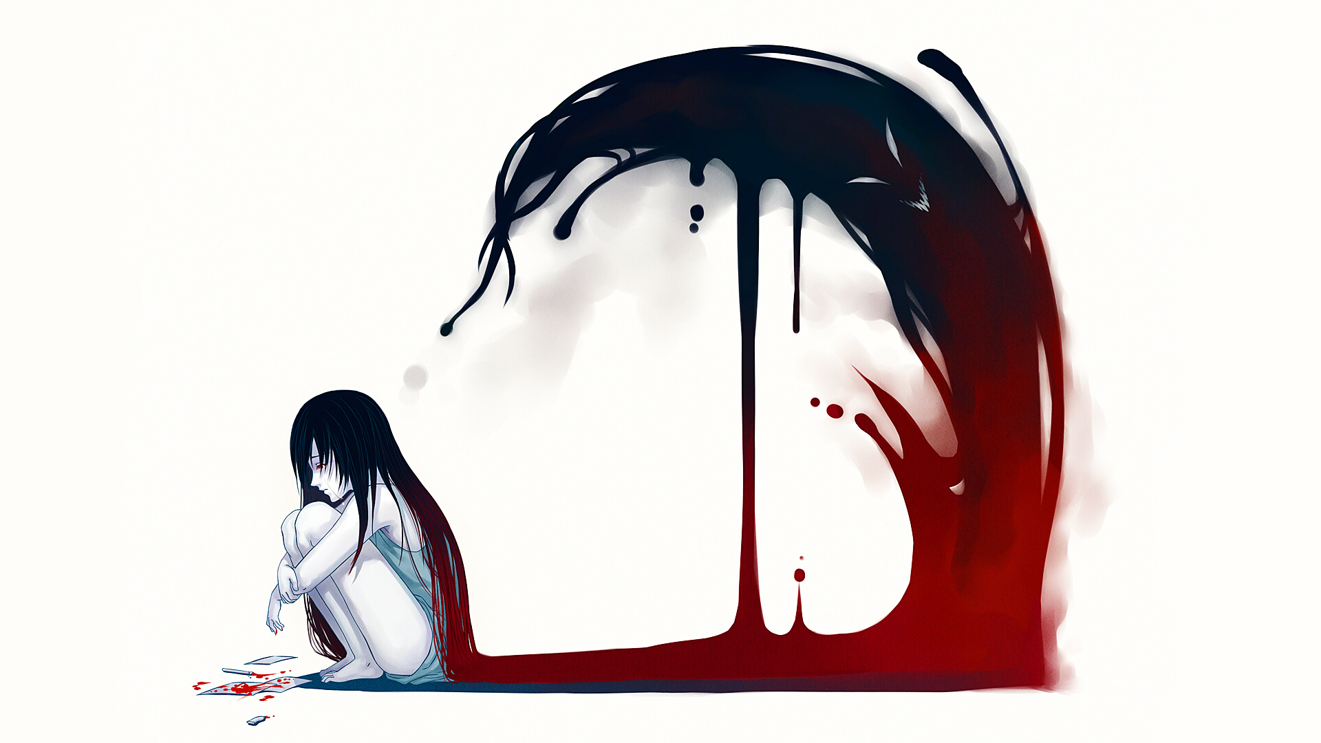 1920x1080 Back To 83 Sad Anime Girl Wallpaper HD Me From Myself, Desktop