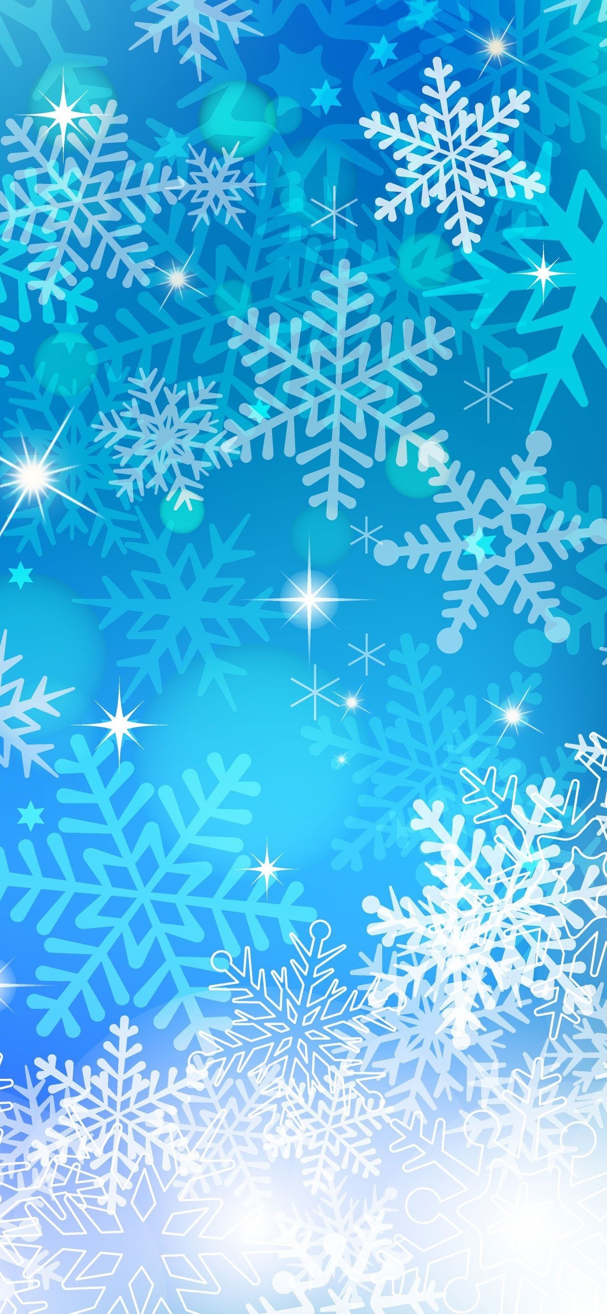 1250x2690 Snowflake Pretty Christmas Wallpaper For iPhone, Phone