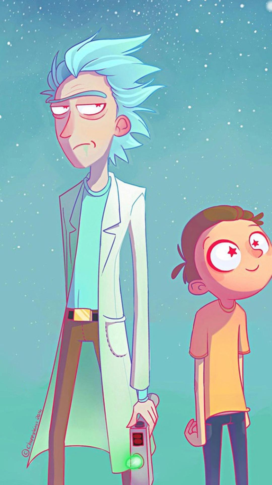 1080x1920 Fanarts Rick And Morty, HD Wallpaper & background Download, Phone