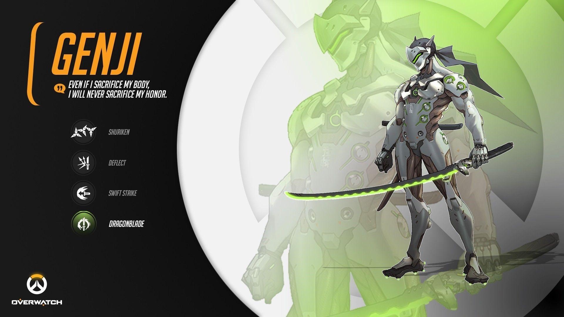 1920x1080 blizzard entertainment overwatch video games genji overwatch, Desktop