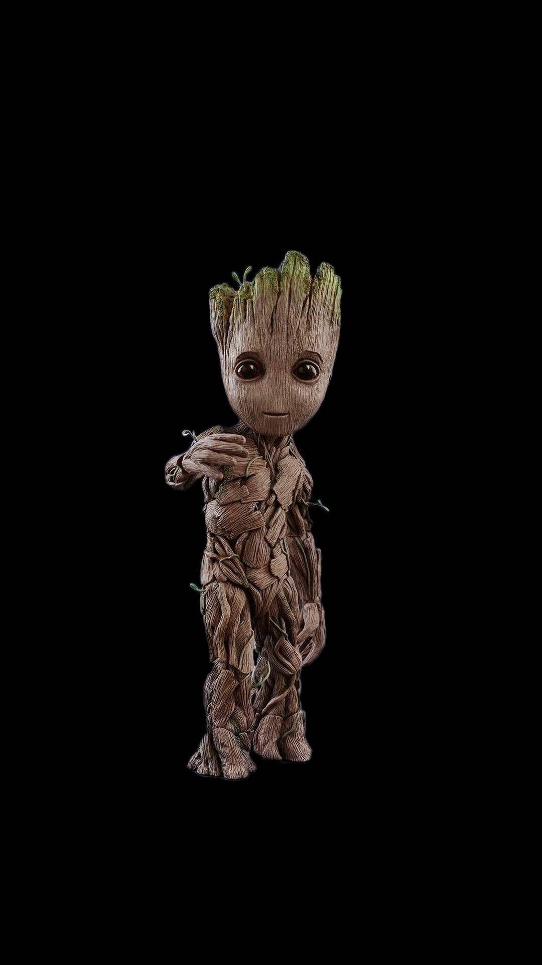 1080x1920 Dark iPhone wallpaper. Groot marvel, Marvel wallpaper, Marvel, Phone