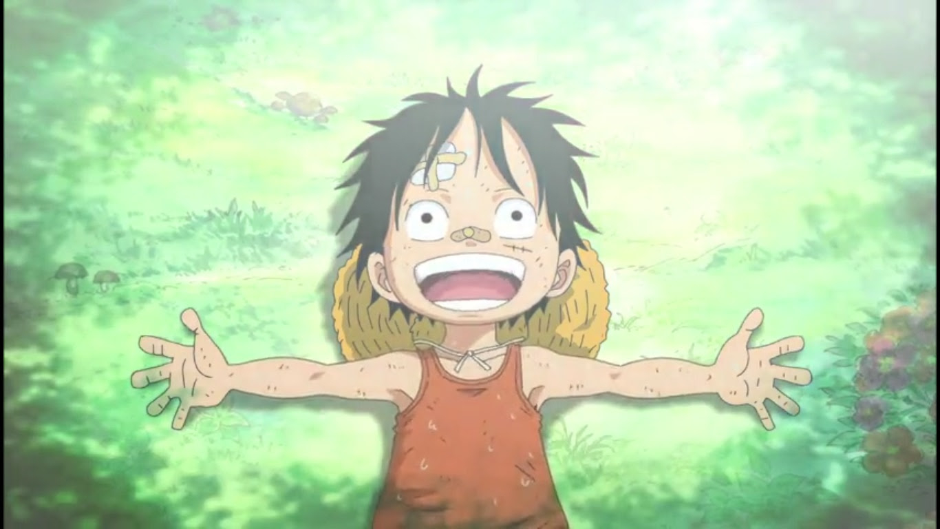 1370x770 cute one piece luffy Top Wallpaper, Desktop