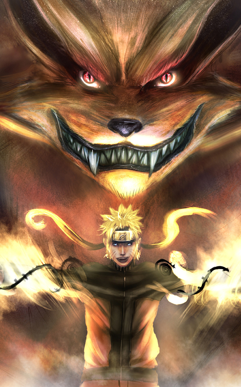 800x1280 Naruto And Kurama 4k Nexus Samsung Galaxy Tab Note Android Tablets HD 4k Wallpaper, Image, Background, Photo and Picture, Phone