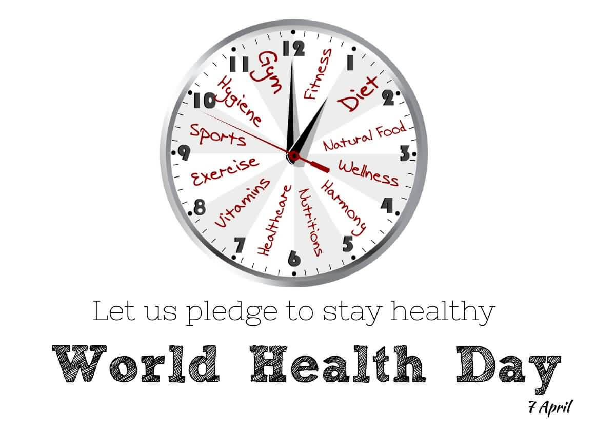 1200x850 Happy World Health Day Pledge Stay Healthy HD Wallpaper, Desktop