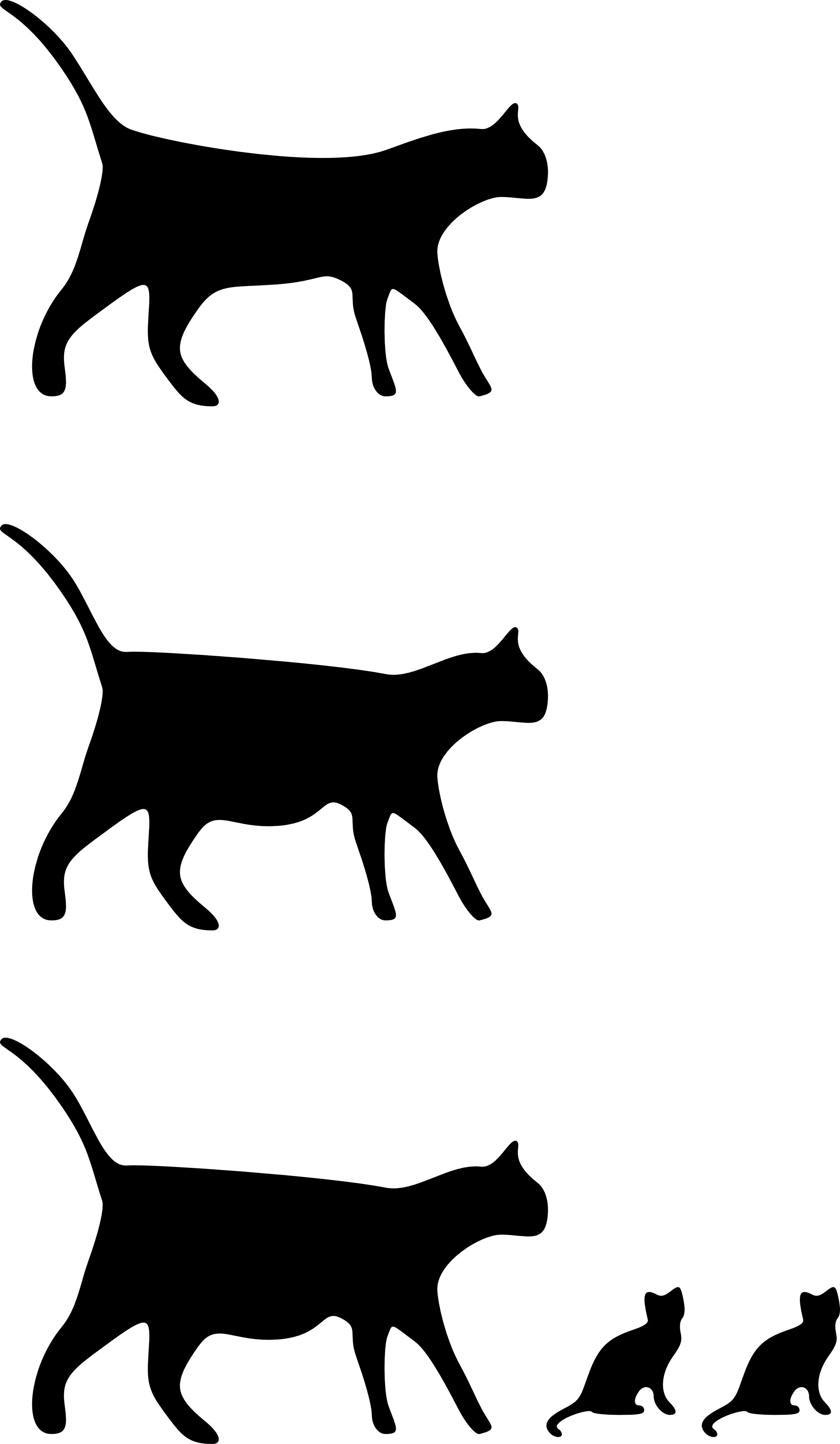 2560x4390 Black And White Cats Drawings. Cats Wallpaper HD, Phone