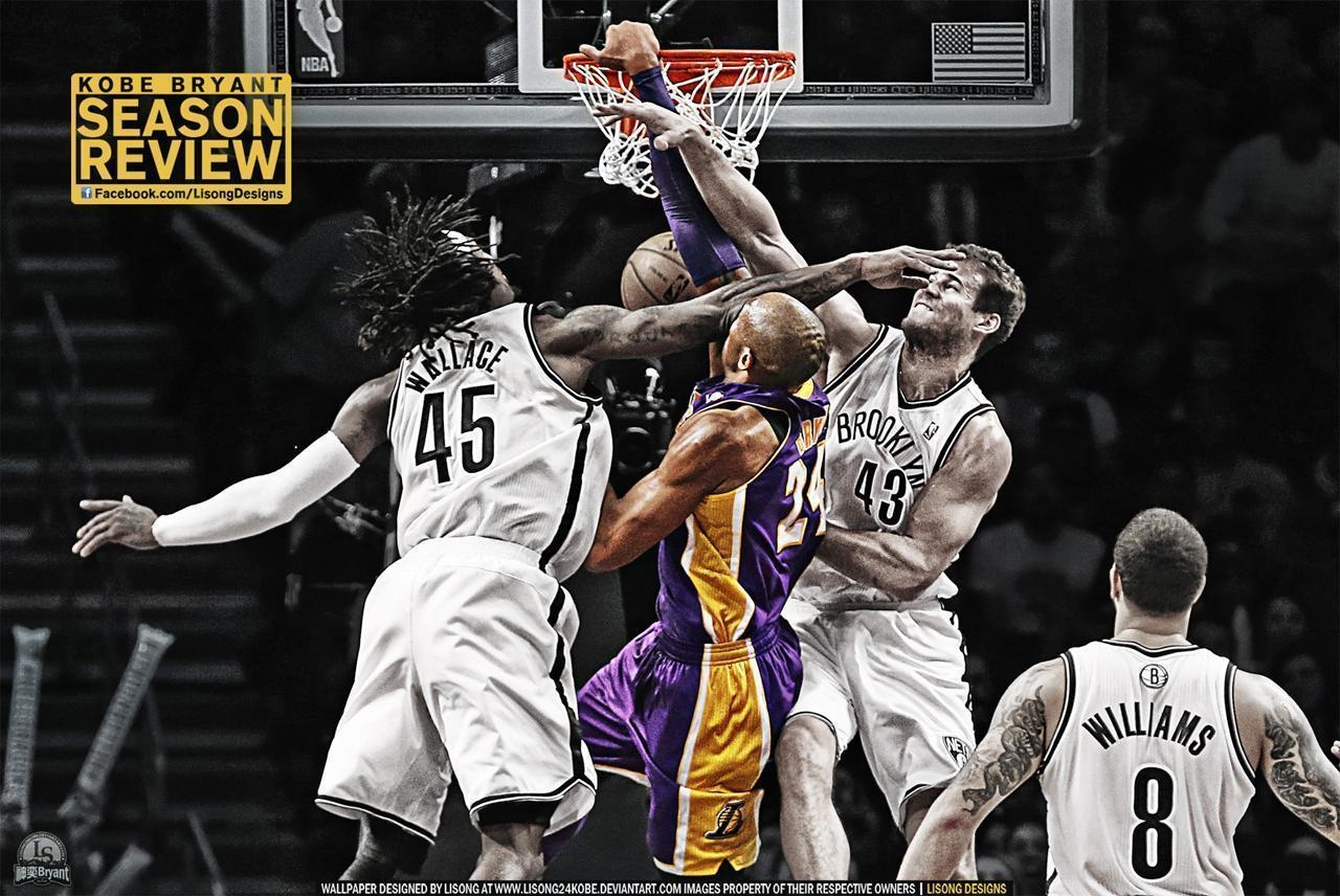 1280x860 Kobe Bryant Dunks on Brooklyn Wallpaper, Desktop