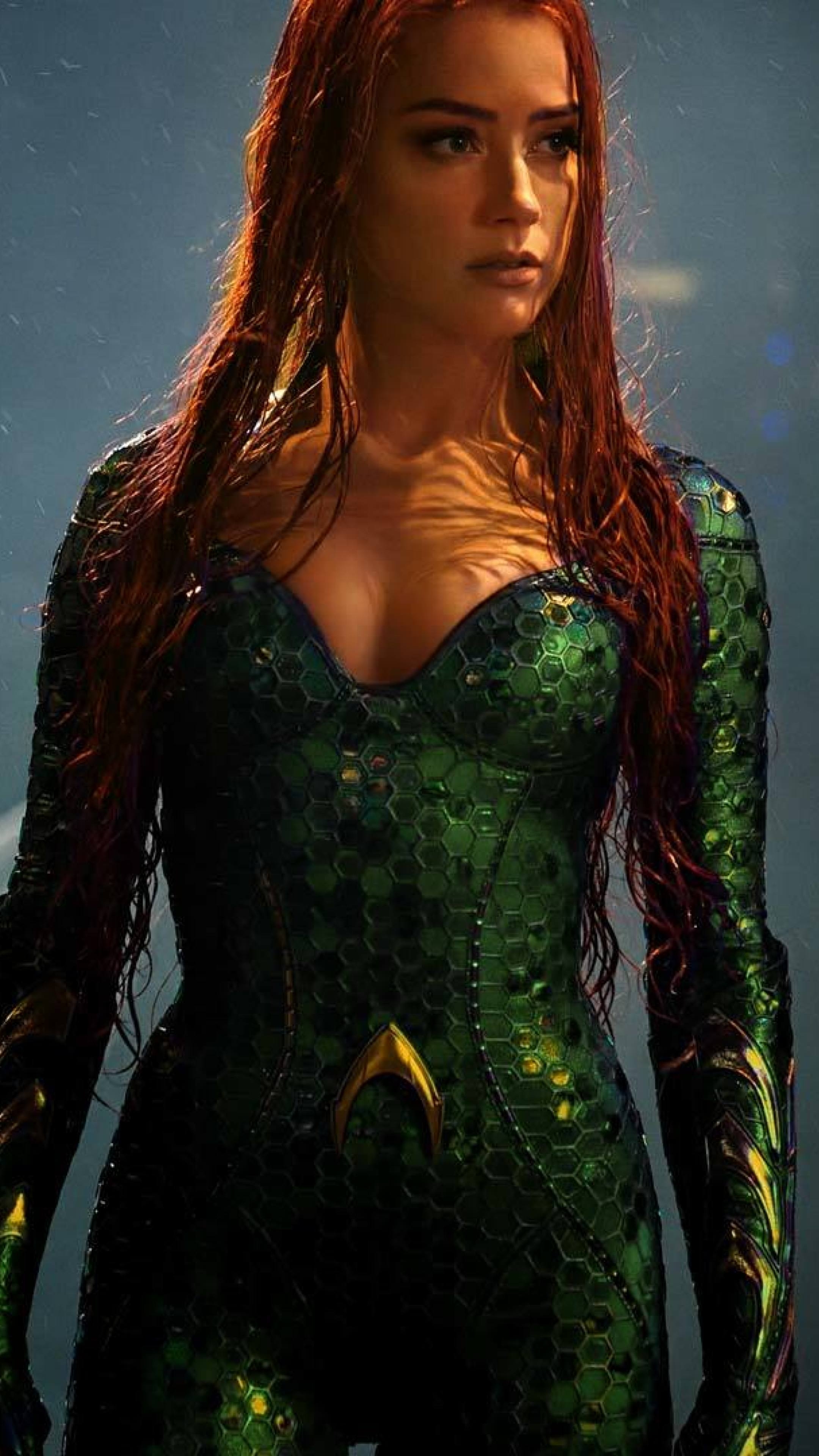 2160x3840 Amber Heard As Mera In Aquaman, Full HD Wallpaper, Phone