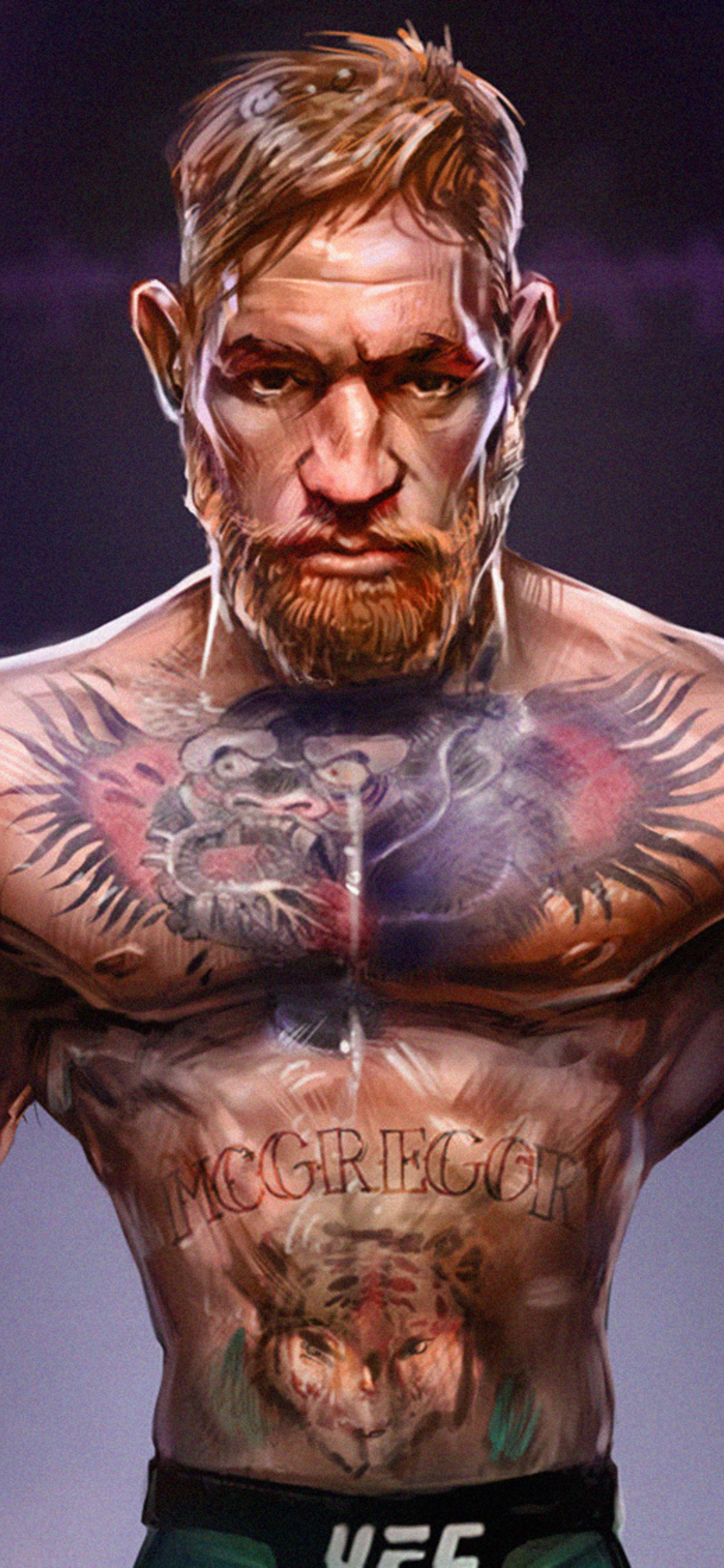 1130x2440 Conor McGregor Ufc iPhone XS, Phone