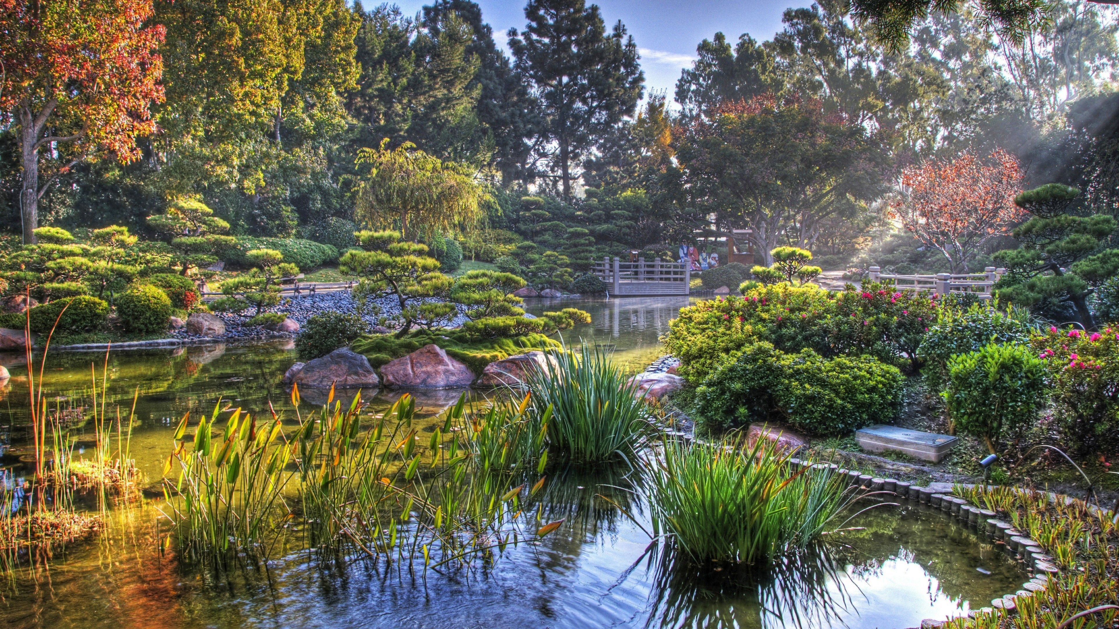 3840x2160 Japanese Garden Wallpaper, Desktop