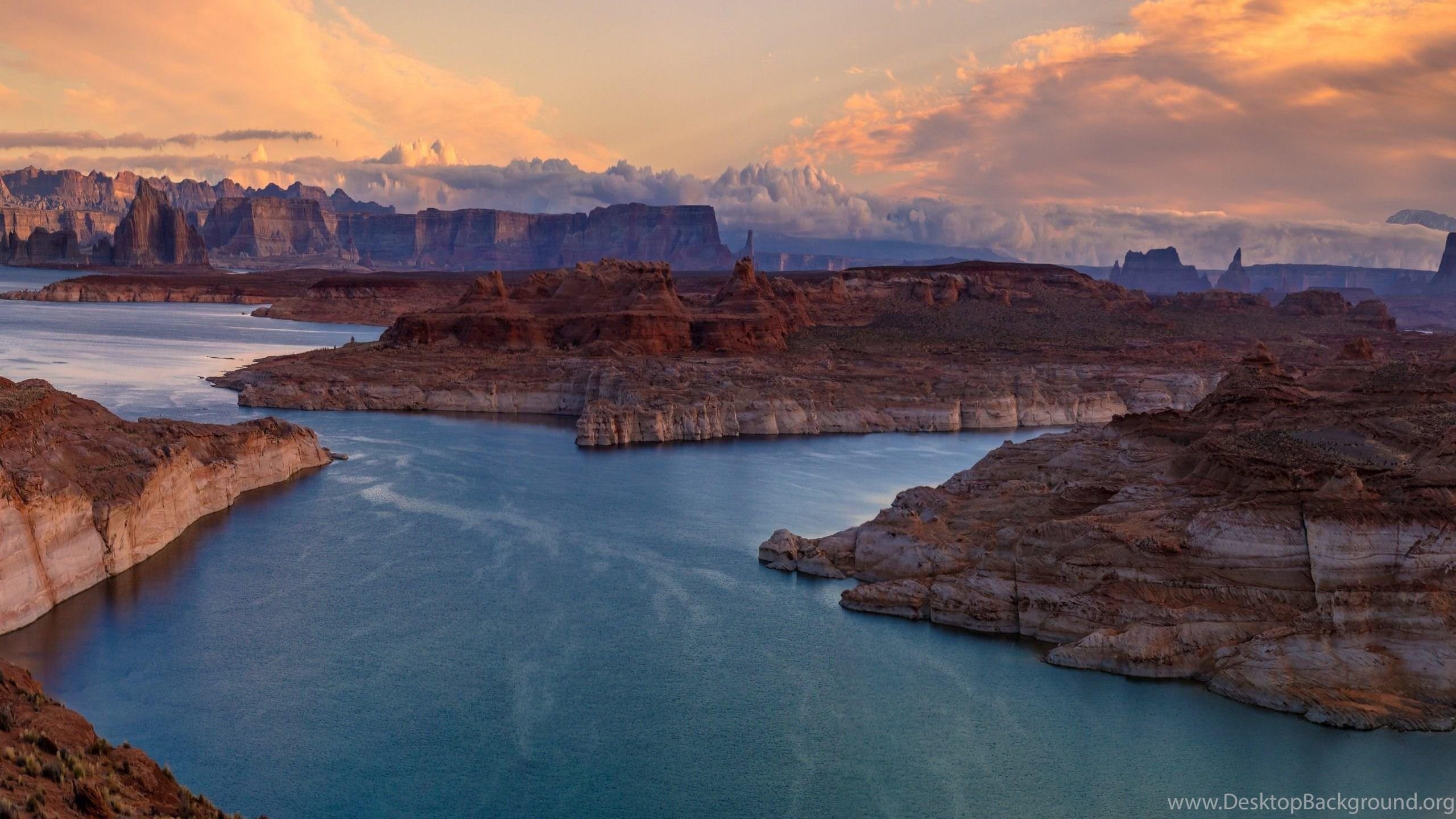 2560x1440 Glen Canyon Lake Powell Arizona Wallpaper HD Free Download Desktop, Desktop