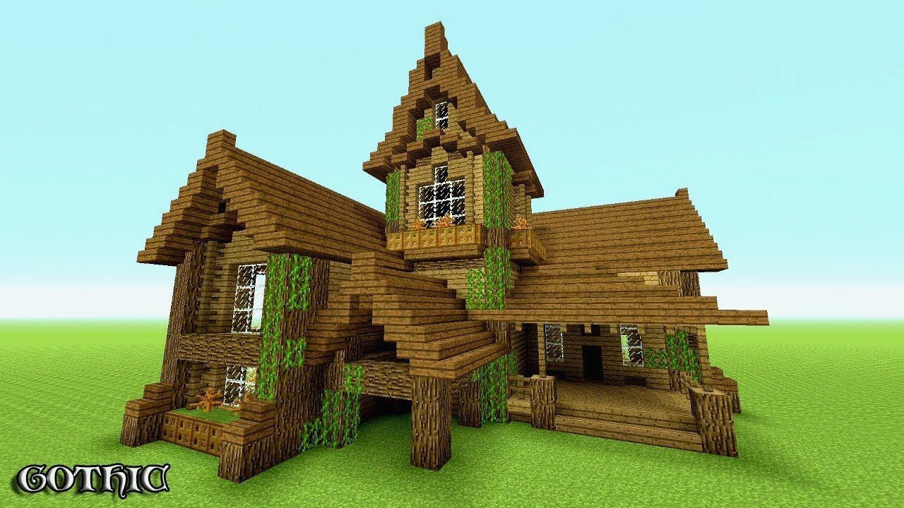 1280x720 Pics Of Minecraft Houses Awesome Minecraft Wood House 01 Minecraft, Desktop