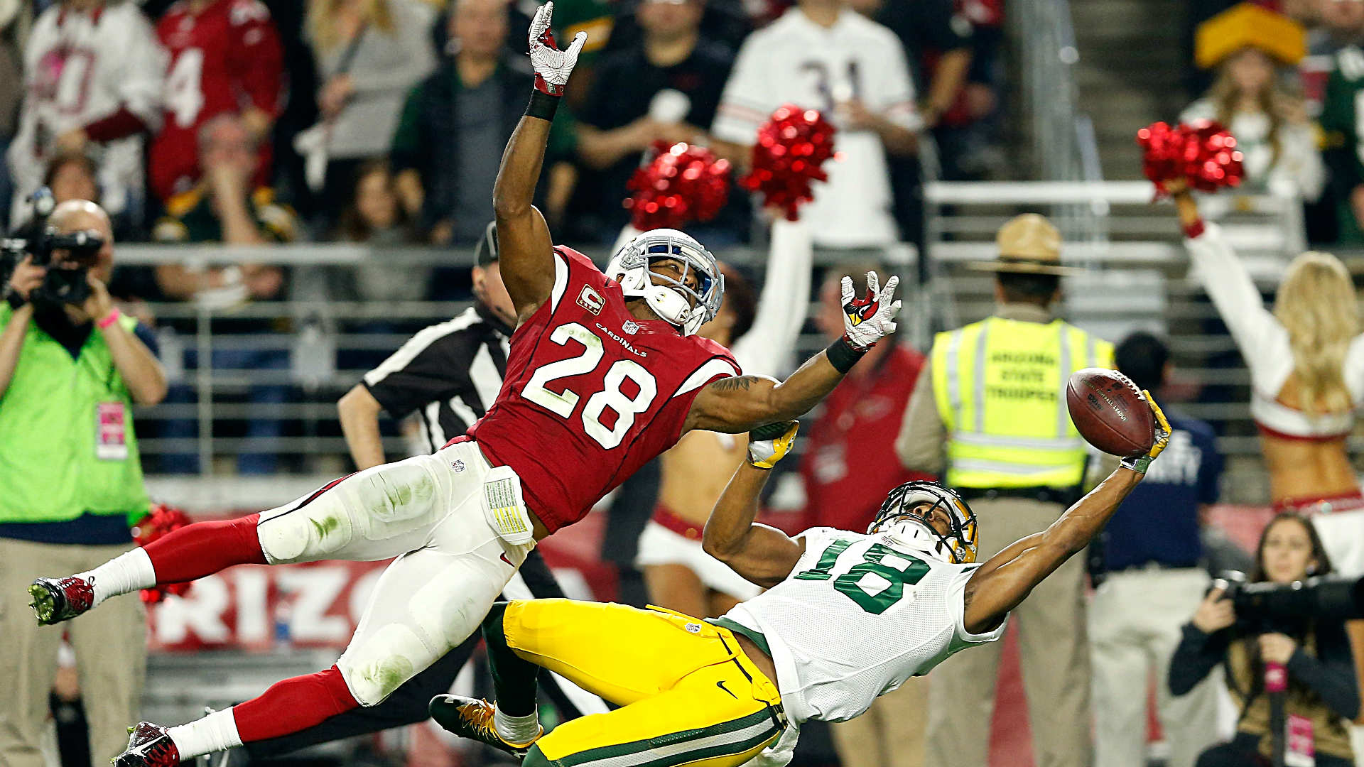 1920x1080 Packers lose Randall Cobb, Micah Hyde, trail Cardinals at halftime, Desktop