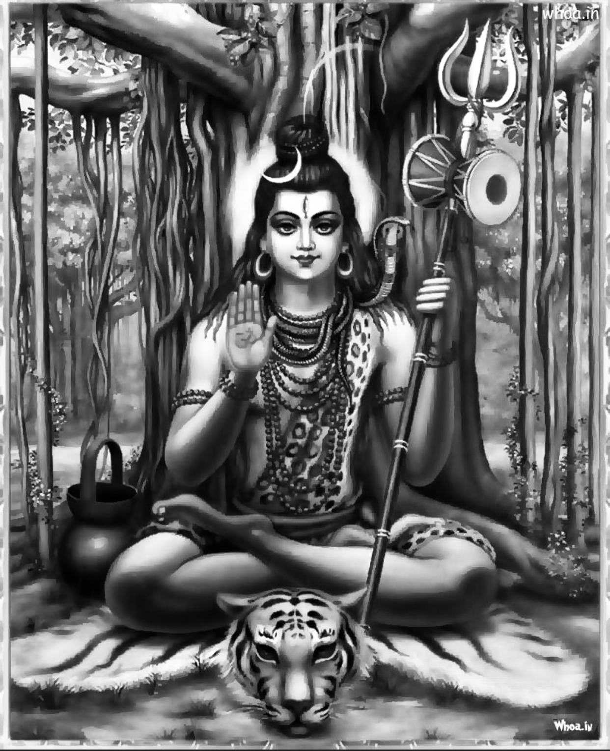 1250x1530 Lord Shiva wallpaper, Phone