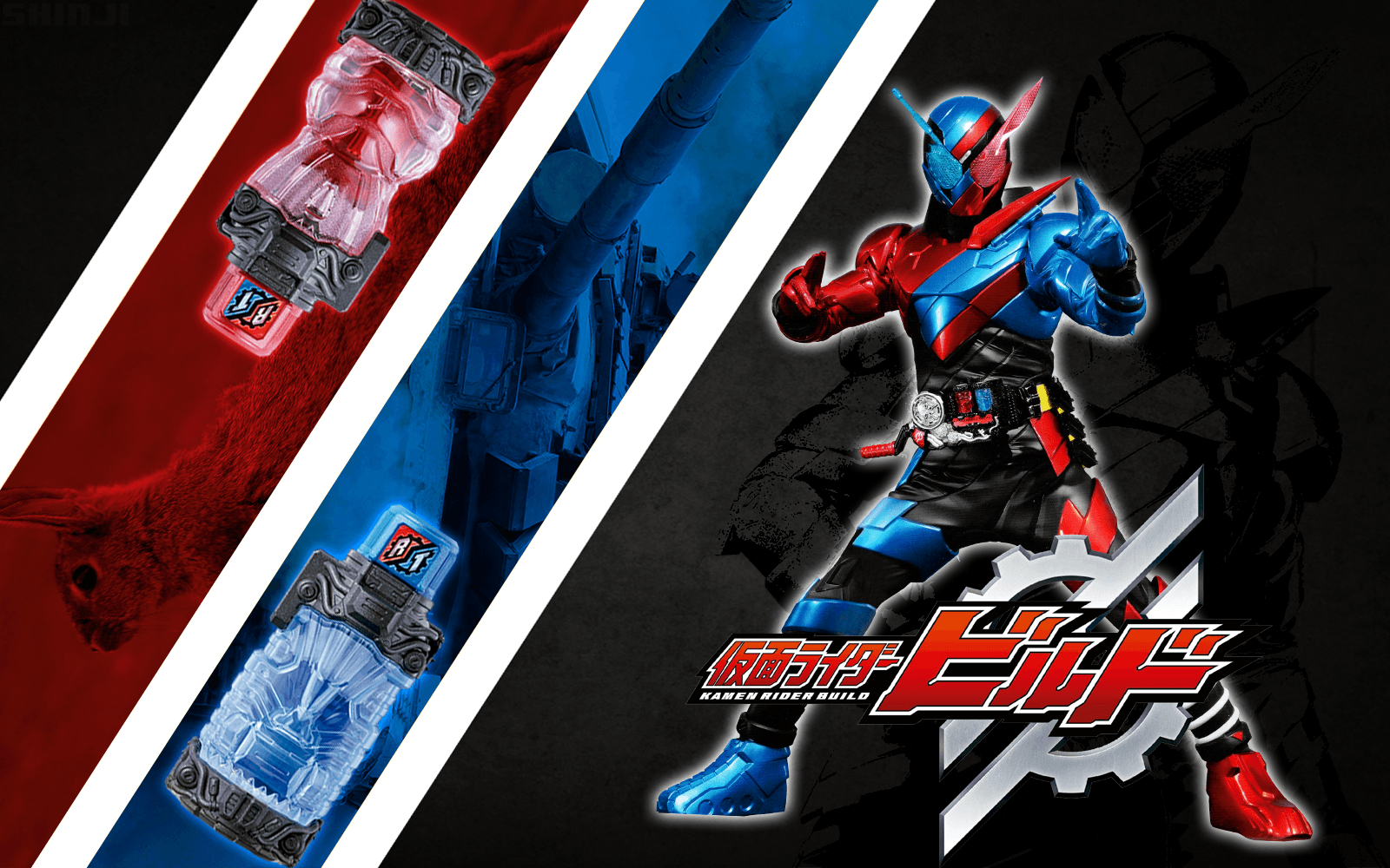 1600x1000 Kamen Rider Build Rabbit Tank Form Wallpaper, Desktop