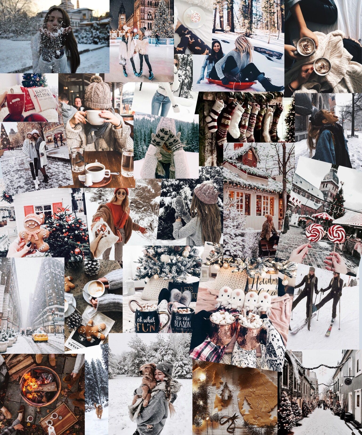 1540x1850 T a r a. Christmas collage, Xmas wallpaper, iPad wallpaper, Phone