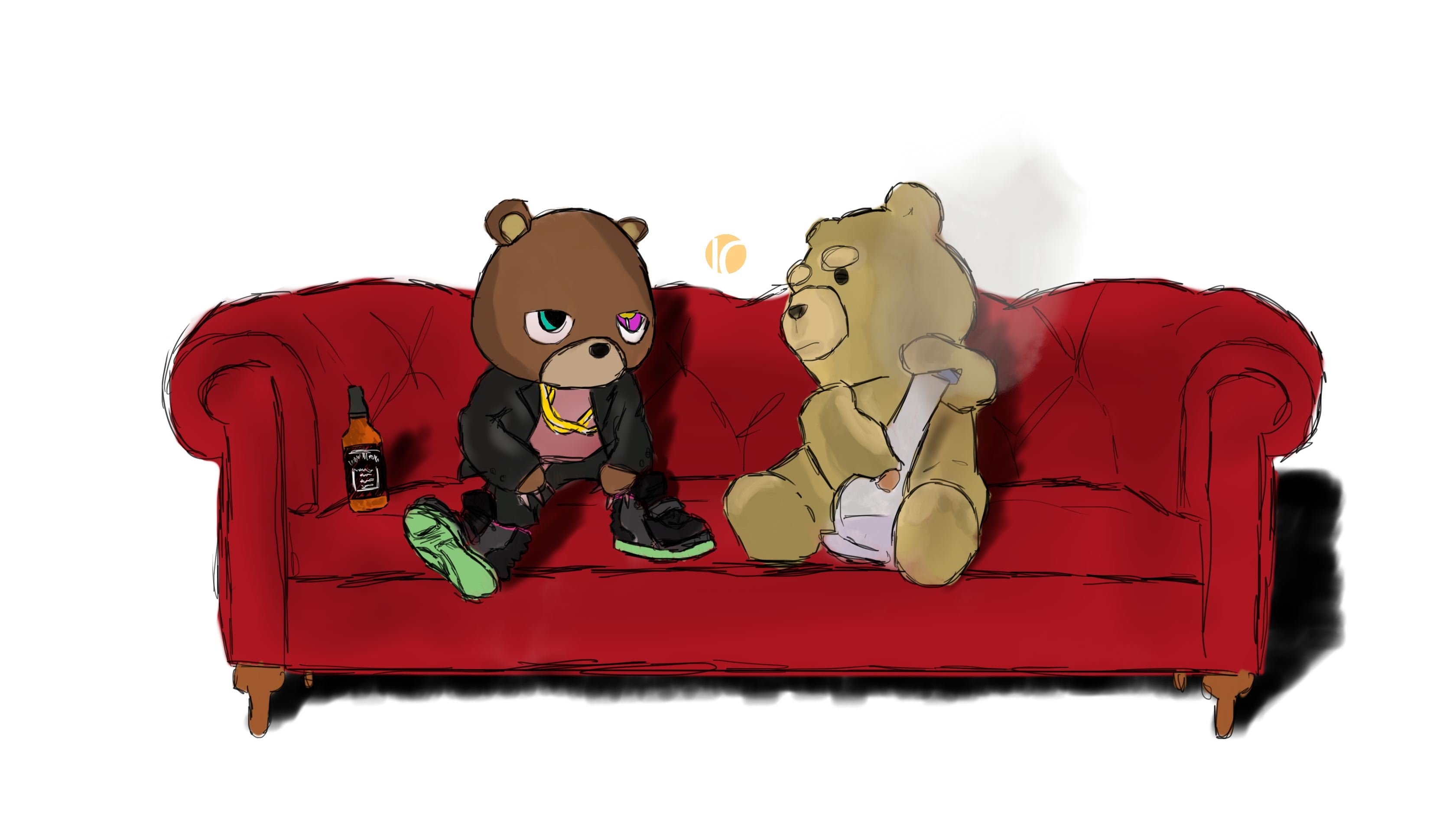 3360x1900 Kanye West Bear Wallpaper Bear And Ted, Desktop