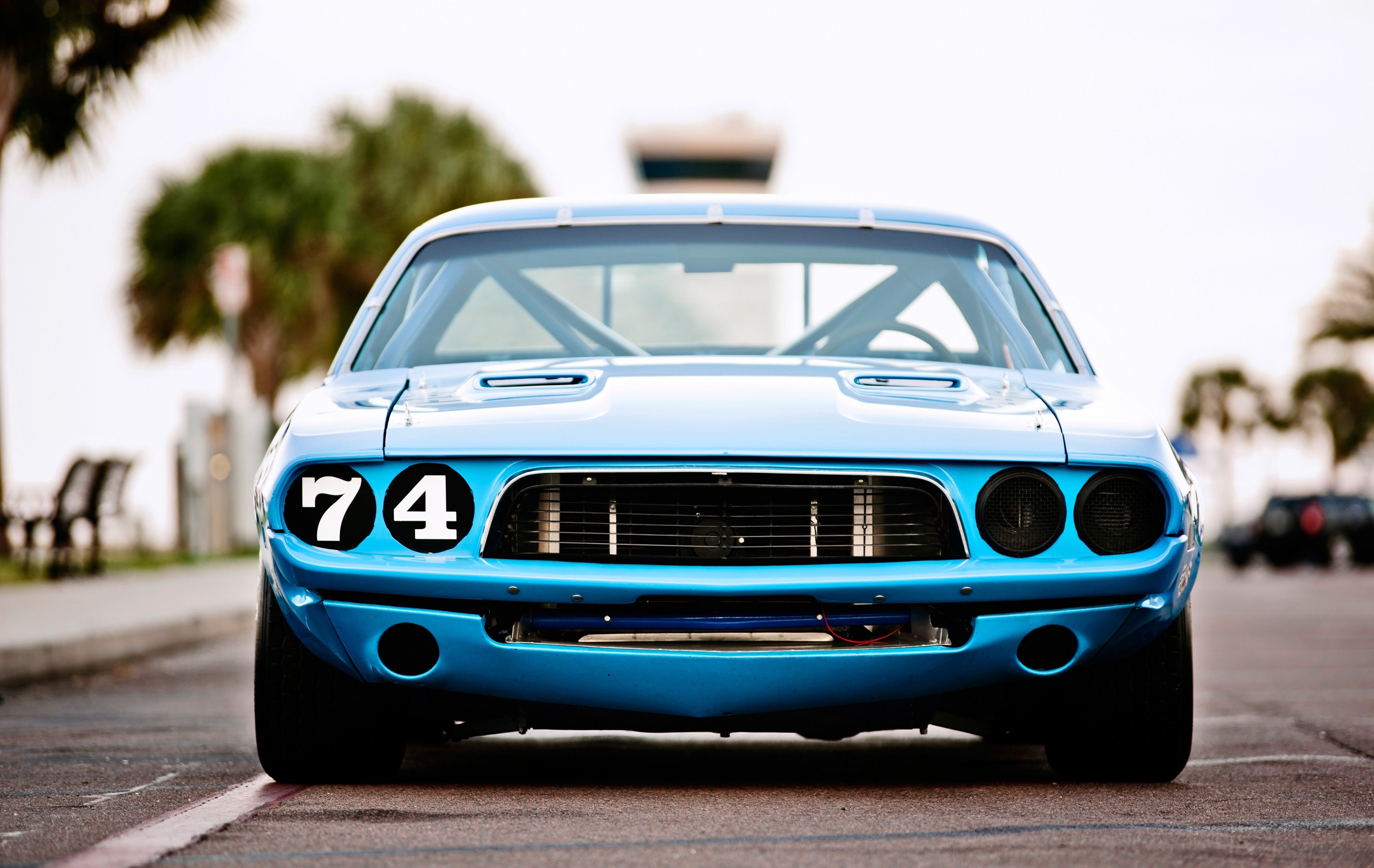 4510x2850 Download  Dodge Challenger Muscle Cars, Front View, Desktop