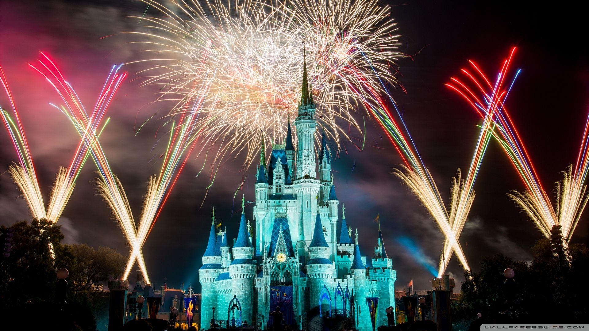 1920x1080 Magic Kingdom Fireworks HD desktop wallpaper, Widescreen, High, Desktop