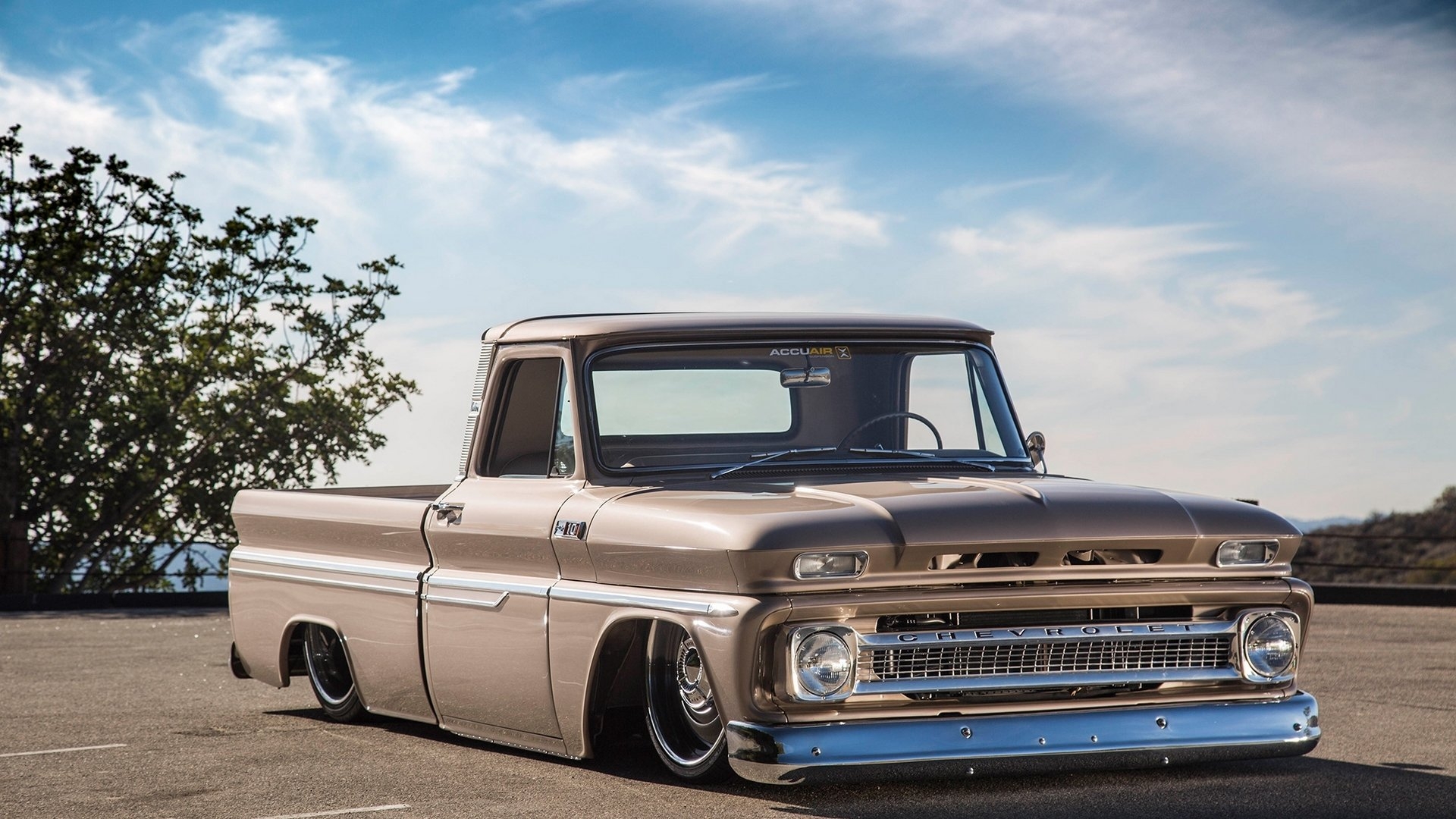 1920x1080 classic, bowtie, lowered, truck Gallery HD Wallpaper, Desktop