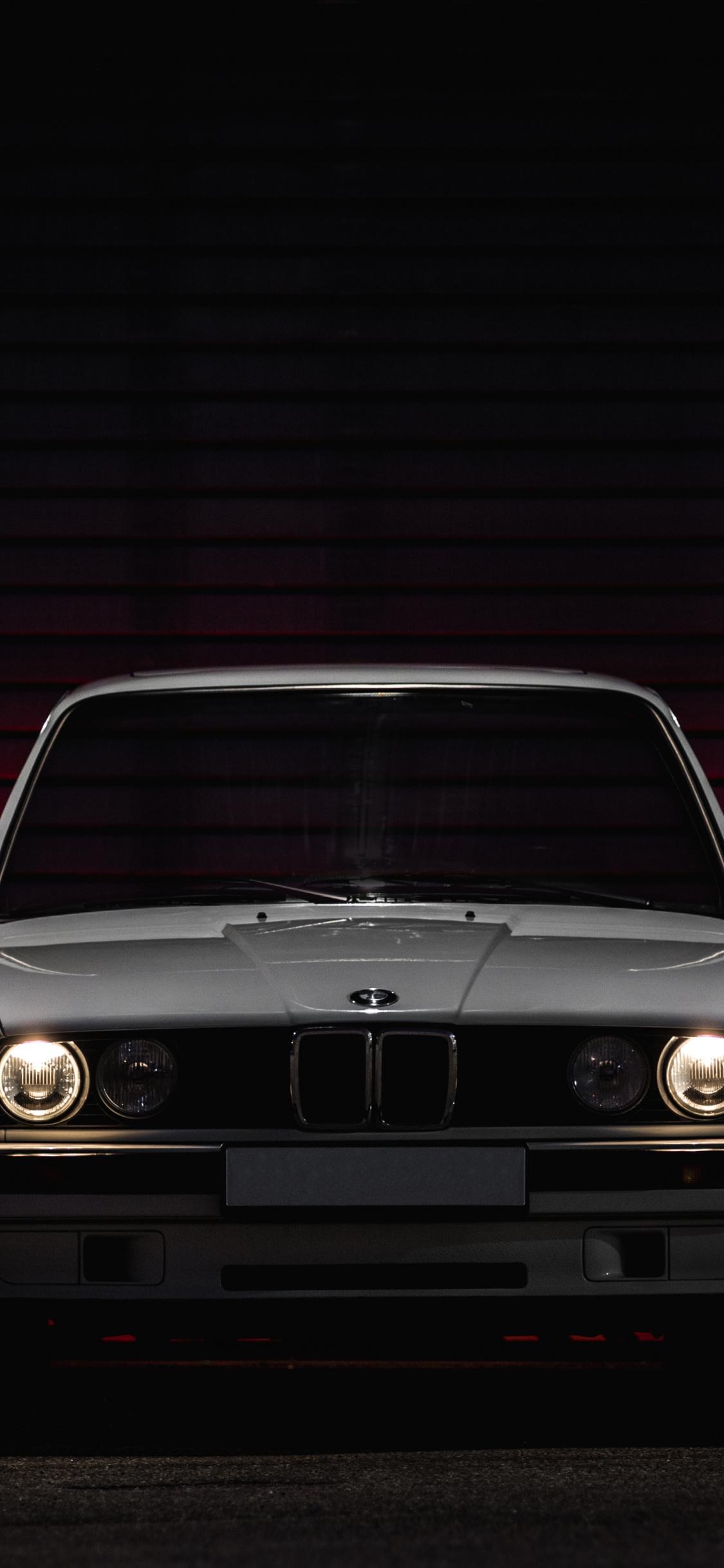 1130x2440 Download  wallpaper bmw e classic, car, front, Phone