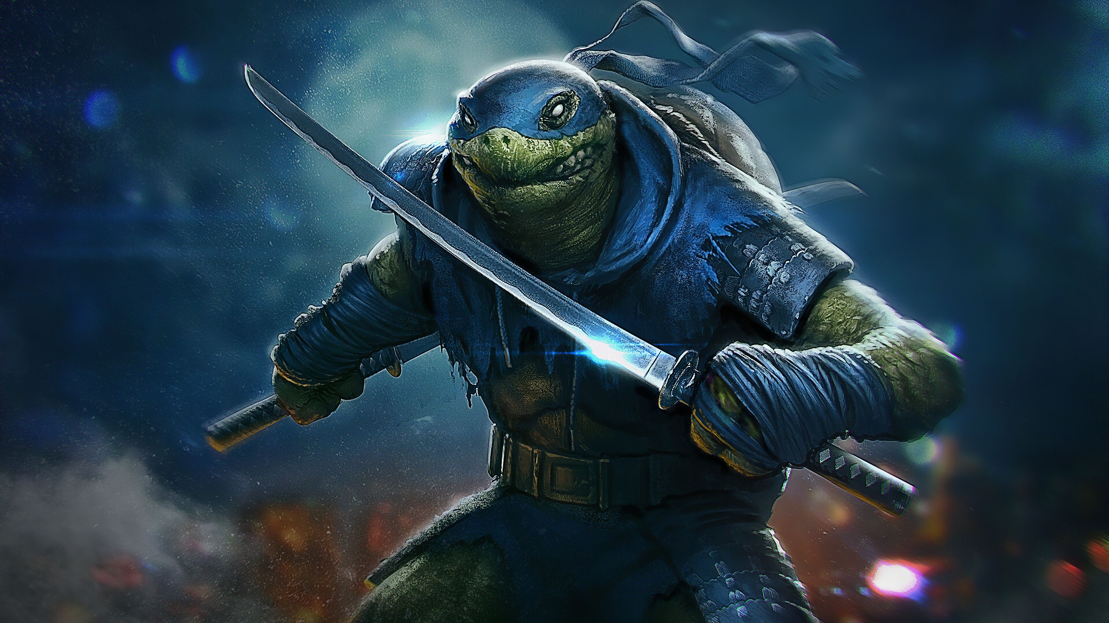 3840x2160 TMNT Leo 4k, HD Superheroes, 4k Wallpaper, Image, Background, Photo and Picture, Desktop