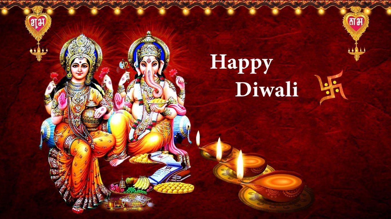 1370x770 Diwali Laxmi Ganesh Wallpaper HD, Desktop