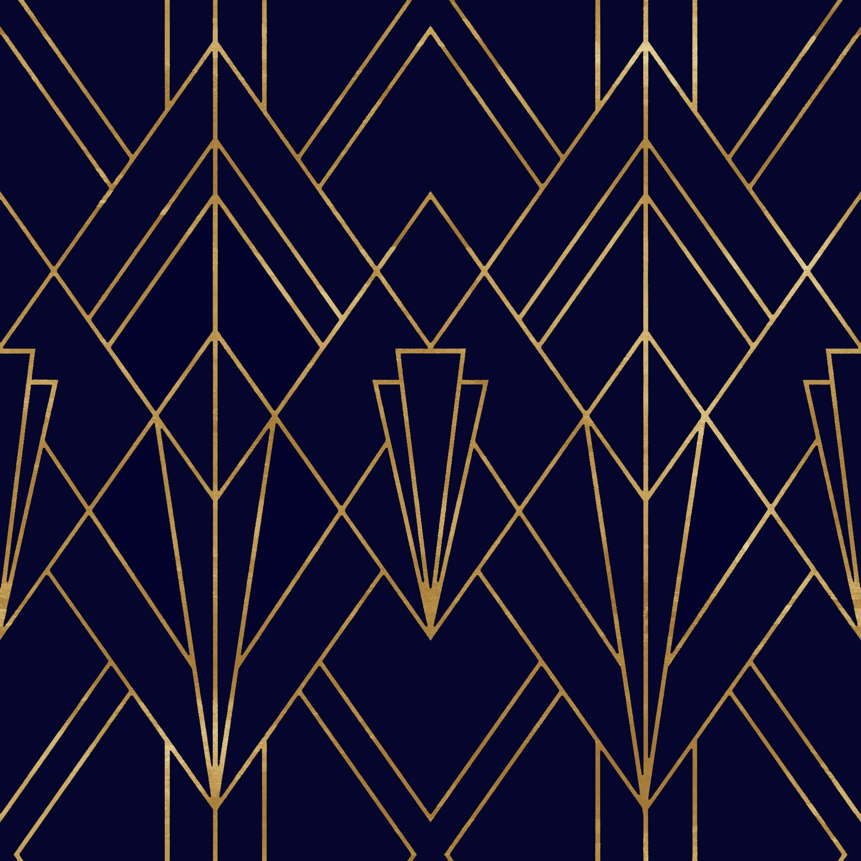 3500x3500 Navy Blue Geometric Removable Wallpaper, Phone