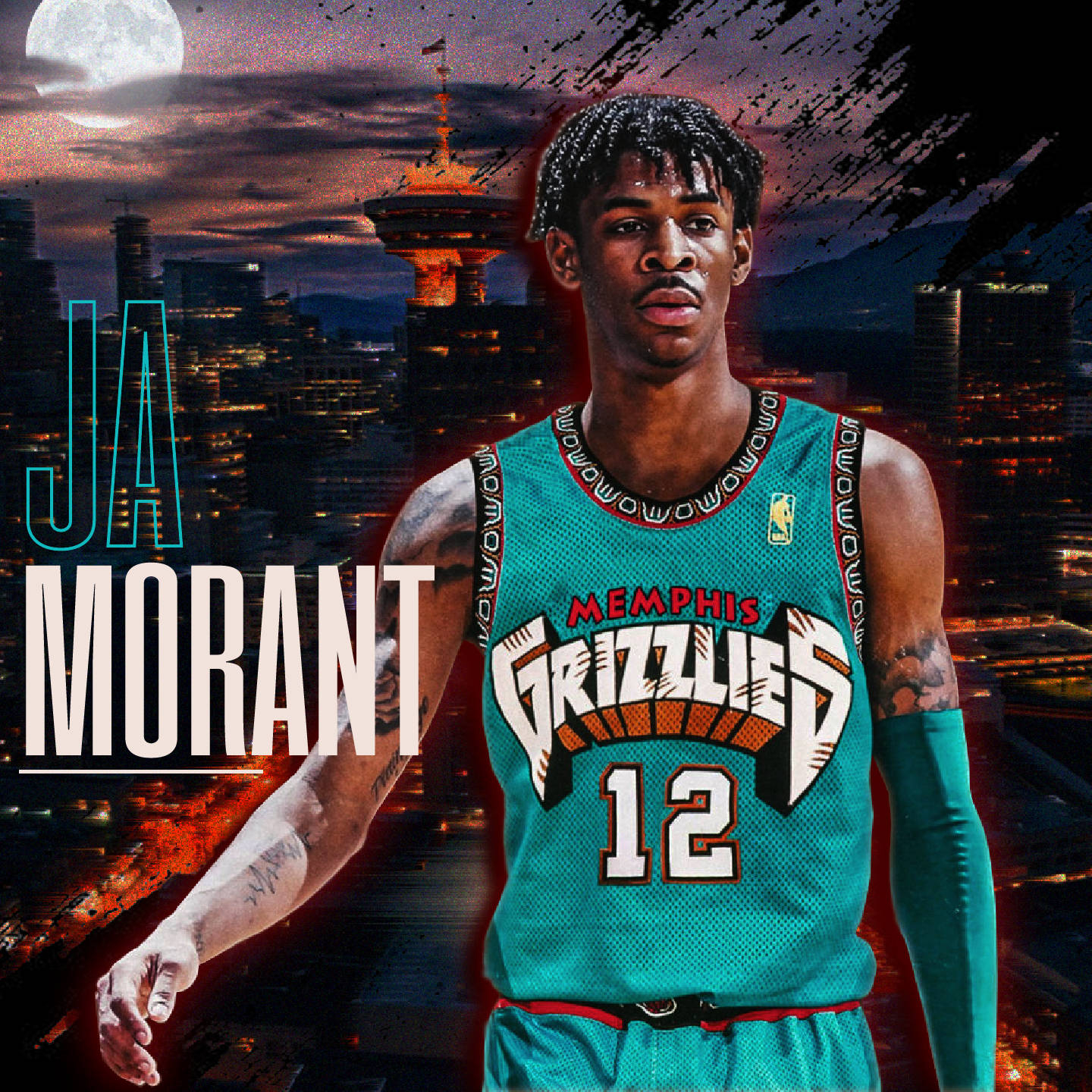 1440x1440 Ja Morant Wallpaper, Phone