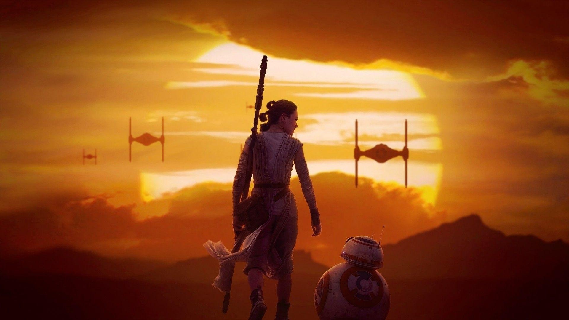 1920x1080 Star Wars, Rey, BB 8 Wallpaper HD / Desktop and Mobile Background, Desktop