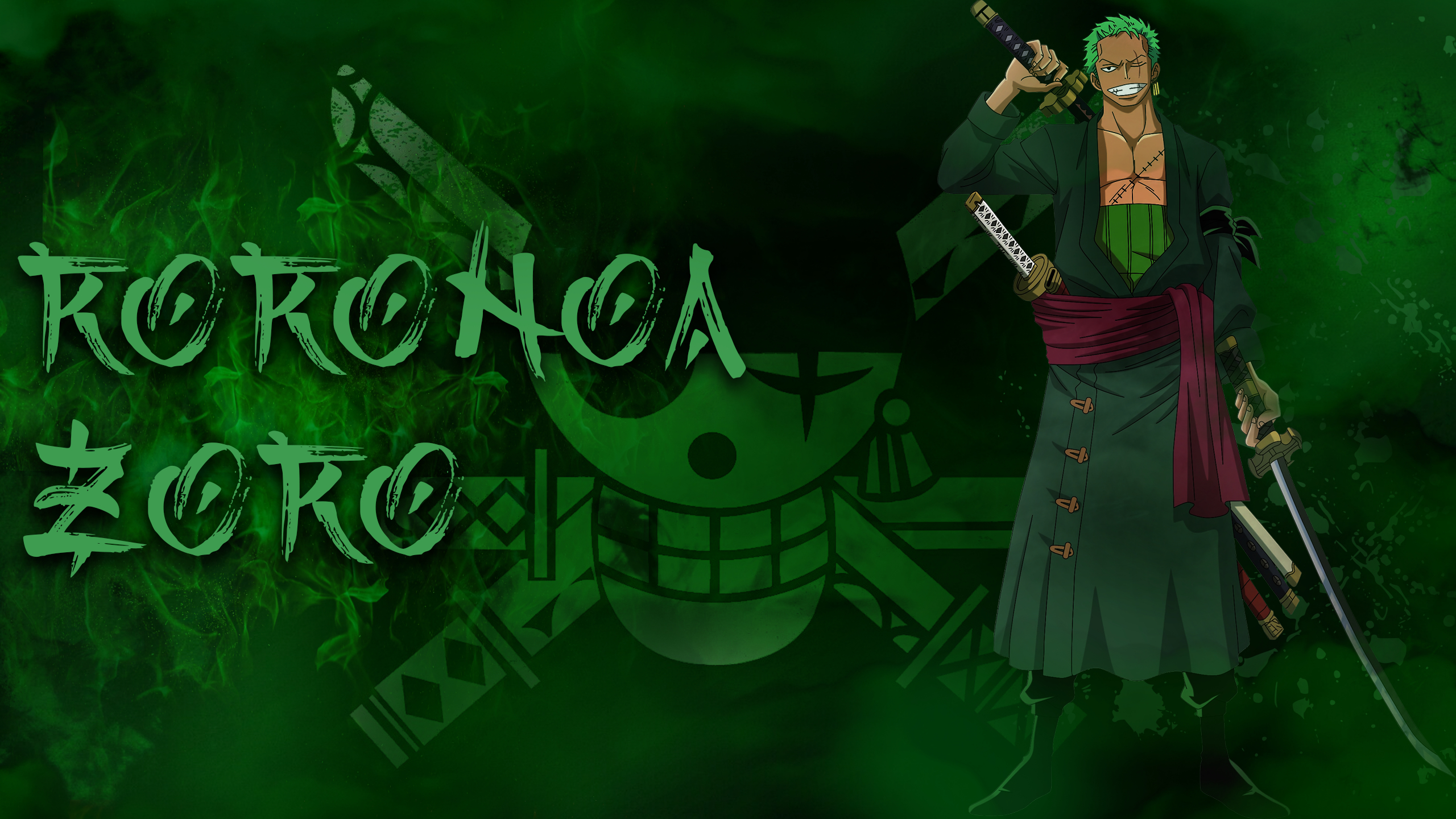 2560x1440 Zoro Wallpaper, Desktop