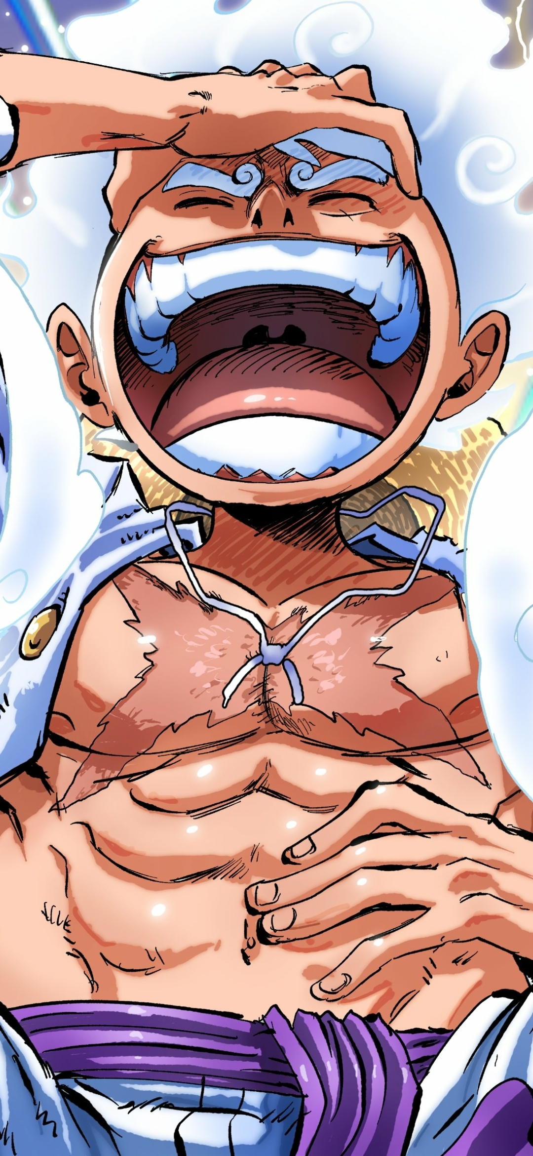 1080x2340 Gear 5 (One Piece) Phone Wallpaper, Phone