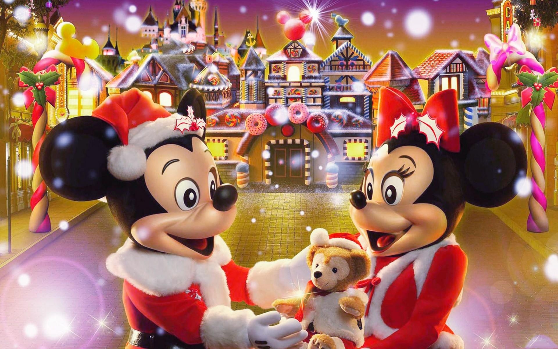 1920x1200 Mickey Christmas Wallpaper, Desktop