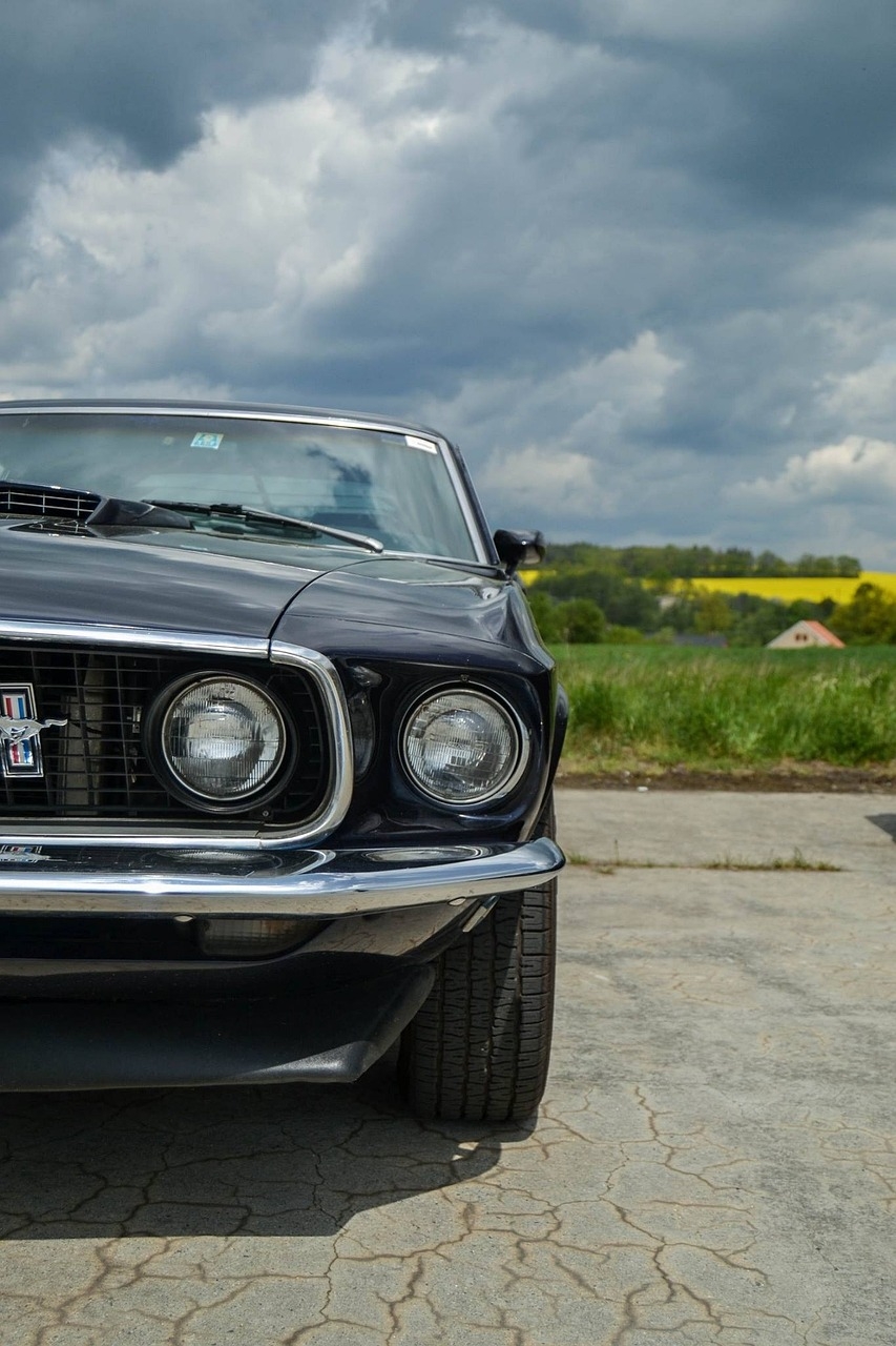 860x1280 Ford Mustang Old, Phone