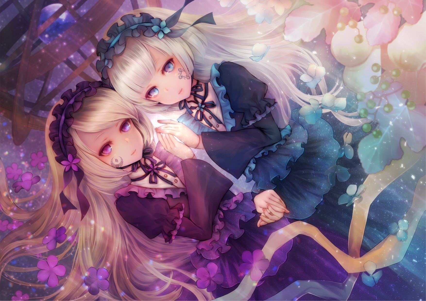 1760x1240 Download  Violette, Hortense, Sound Horizon, Gothic, Lolita, Twins, Blonde Wallpaper, Desktop