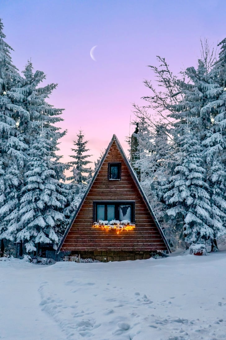 730x1100 Winter Cabin iPhone Wallpaper Christmas Wallpaper That'll Make Your Home Screen Aesthetically Pleasing This Holiday, Phone