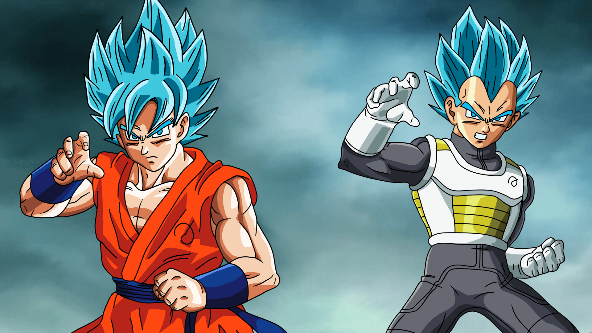 1920x1080 SSGSS Goku & Vegeta HD Wallpaper, Desktop