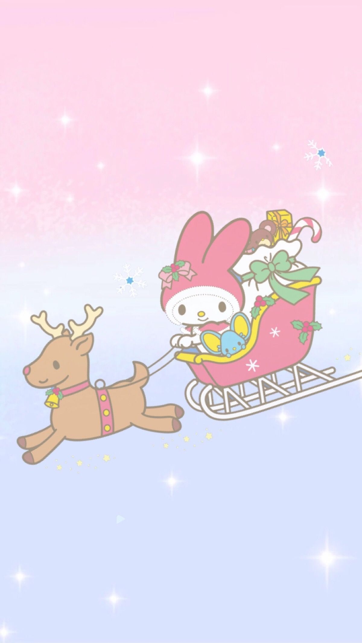 1200x2130 Chrisma. My melody wallpaper, Sanrio wallpaper, Kawaii christmas, Phone