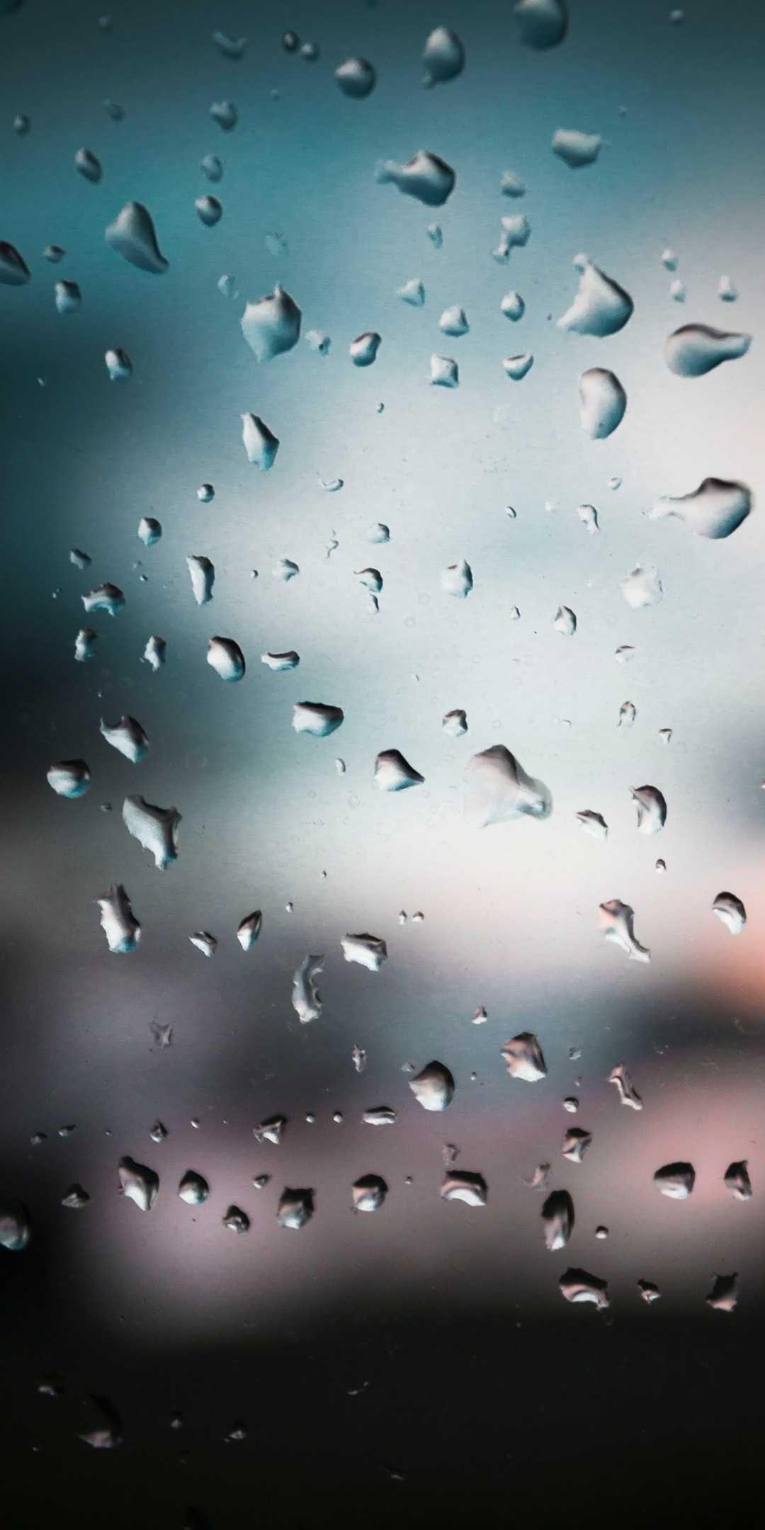 1080x2160 Water Drop On Glass iPhone Wallpaper, Phone