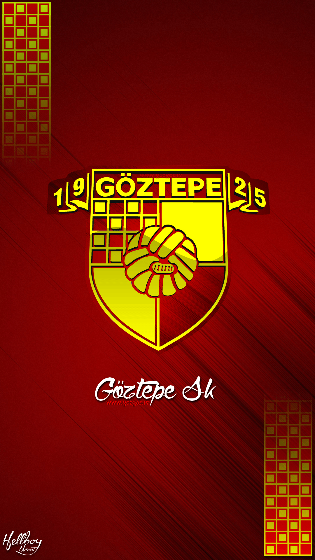 1080x1920 Download wallpaper Goztepe FC, 4k, Turkish football club, leather, Phone