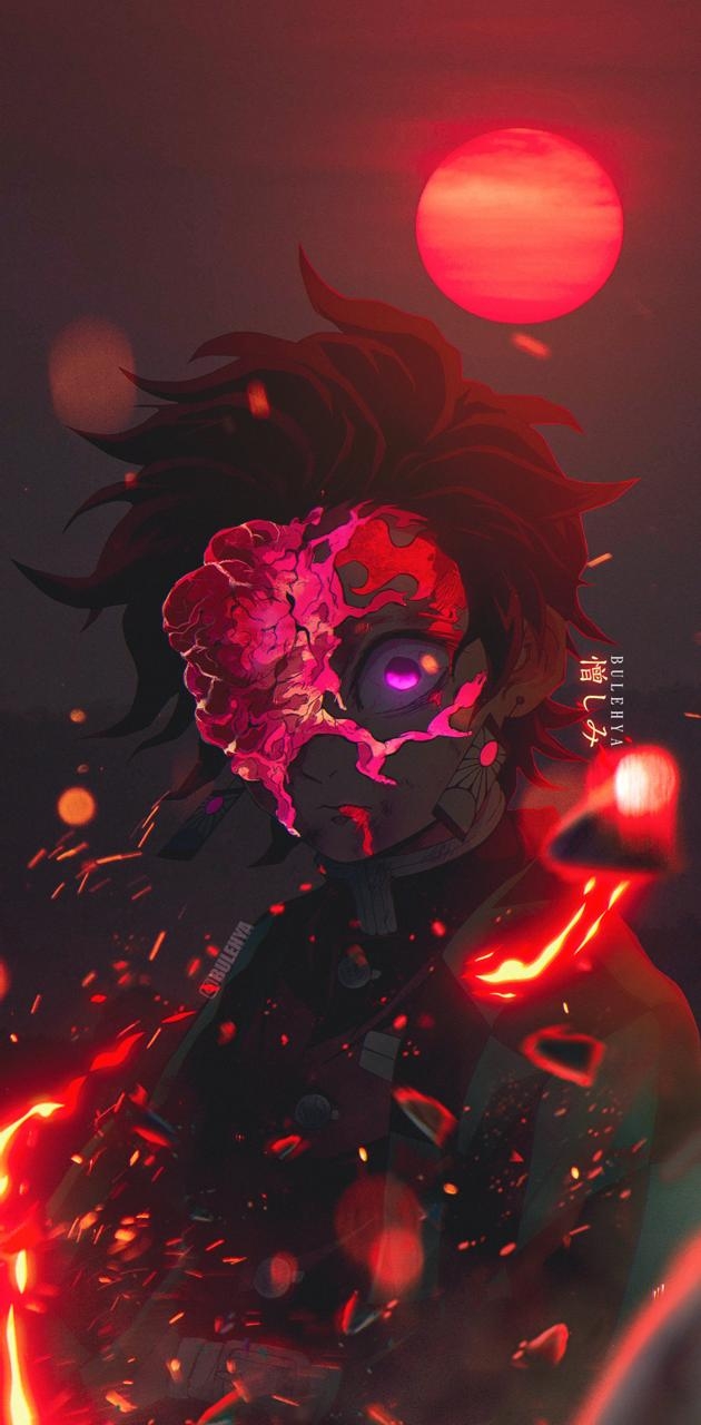 630x1280 Demon slayer wallpaper, Phone