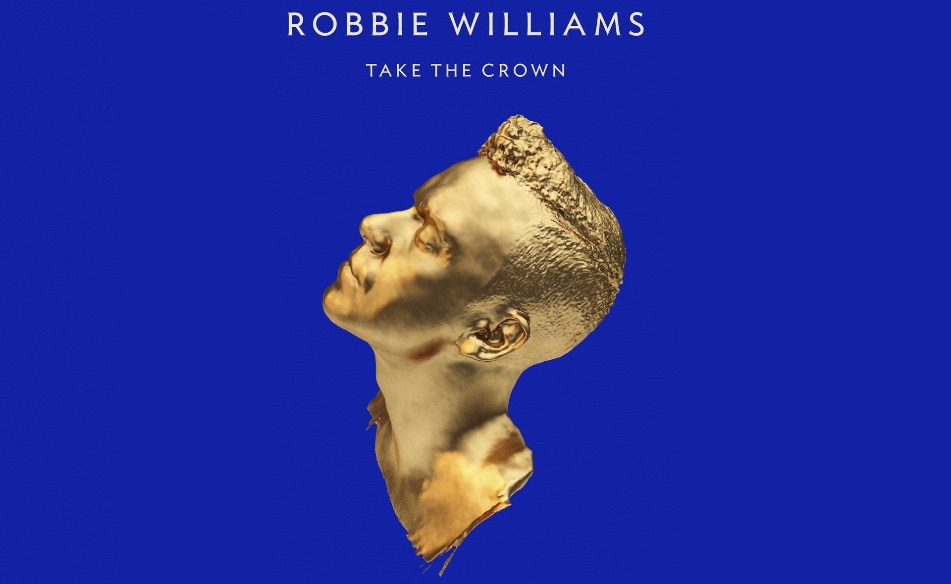 1920x1180 robbie williams take the crown blue gold HD wallpaper, Desktop