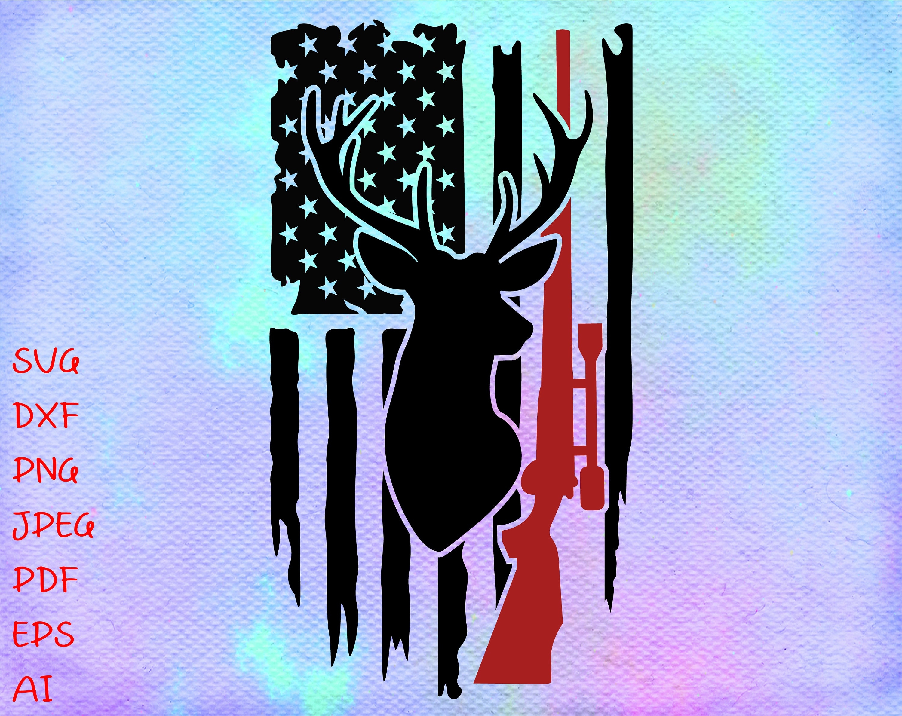 3000x2390 Deer Hunt Flag Svgdeer Distressed Flag Svg Deer Flag Svg, Desktop