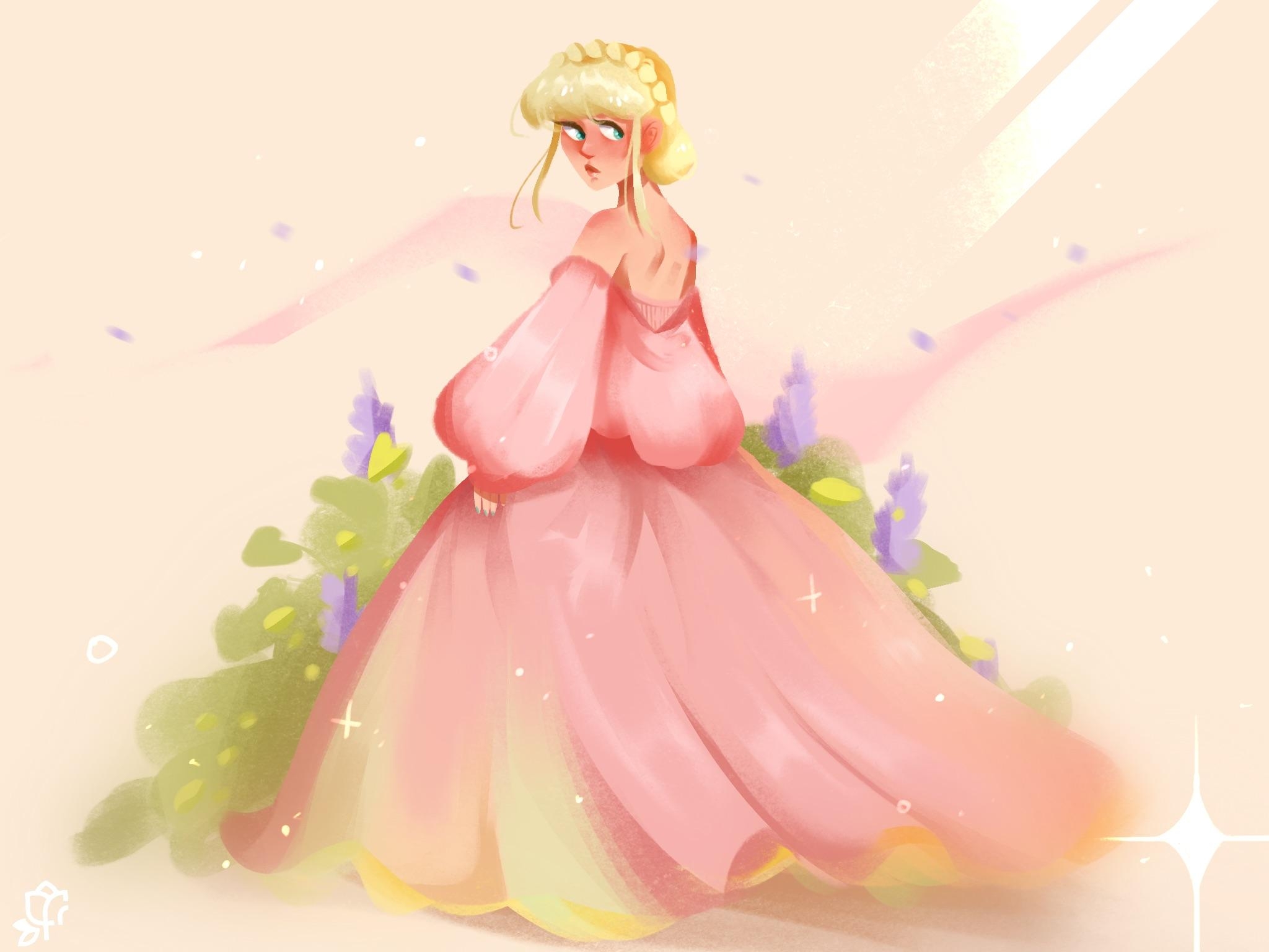 2050x1540 TS7 FanArt Bc I fell in love with that gown, Desktop