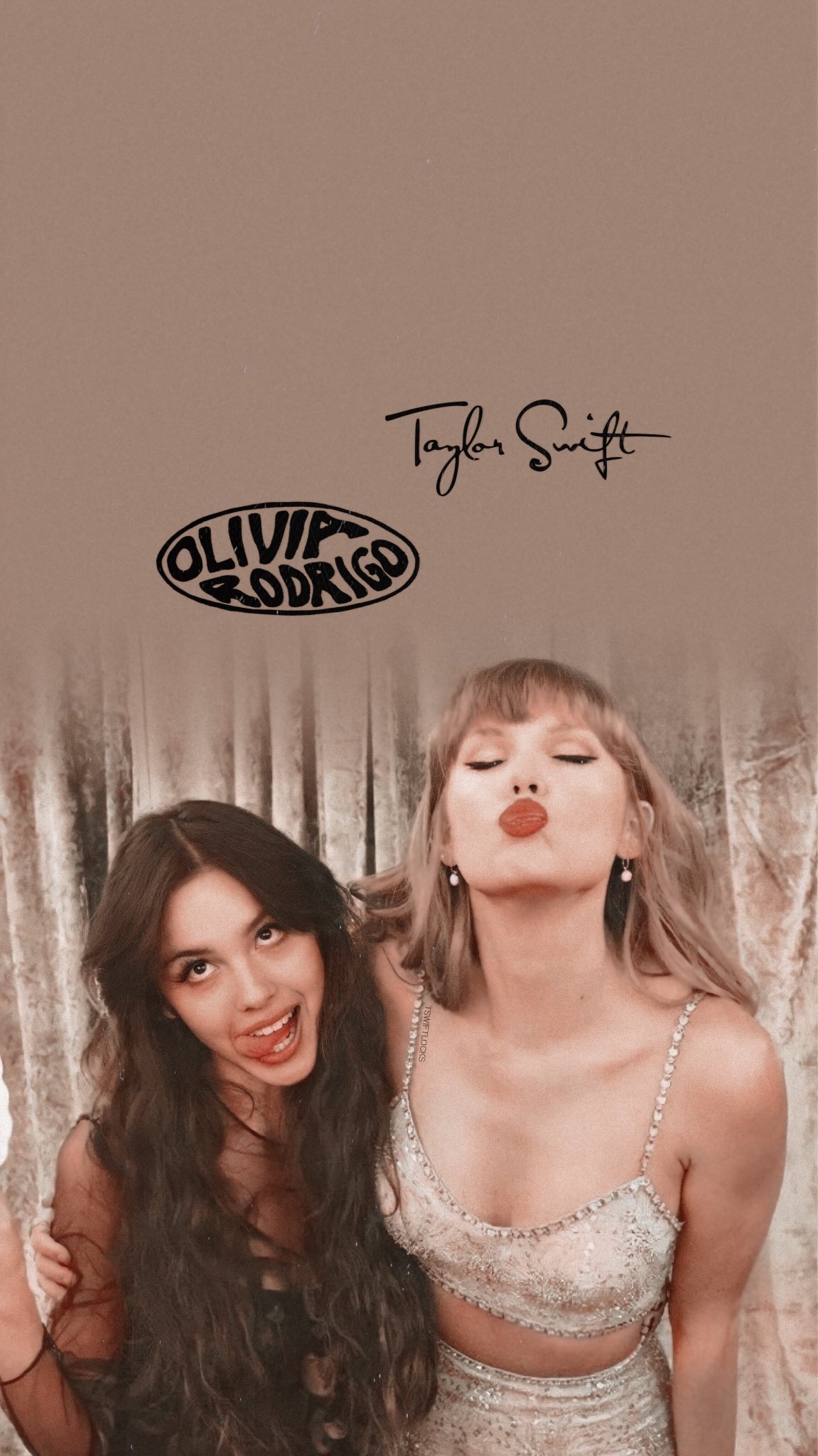 1160x2050 تويتر \ TSWIFTLOCKS on IG على تويتر: taylor swift x olivia rodrigo wallpaper / lockscreens #TaylorSwift #sour #OliviaRodrigo #RedTaylorsVersion, Phone