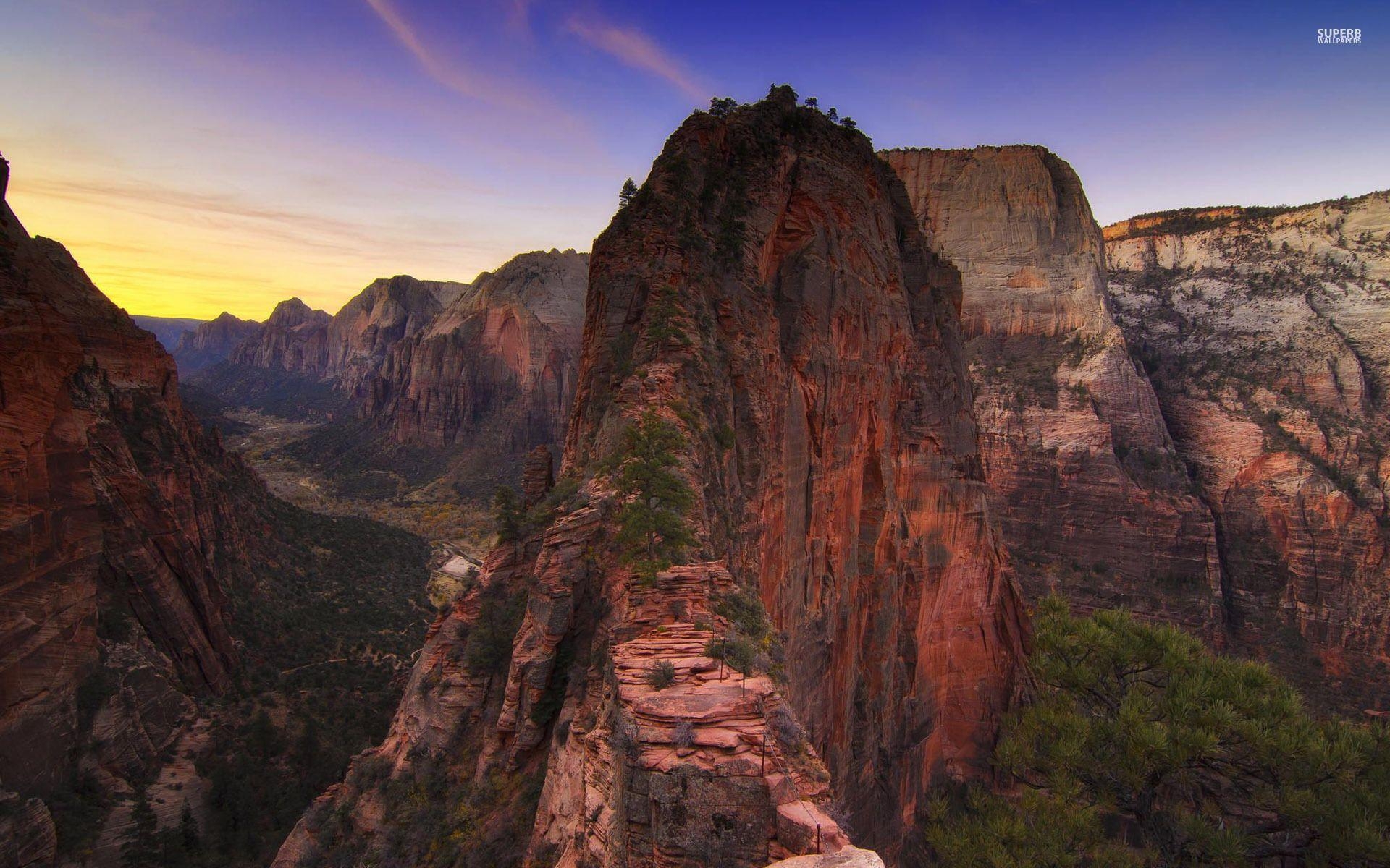 1920x1200 Zion National Park Winter, Desktop