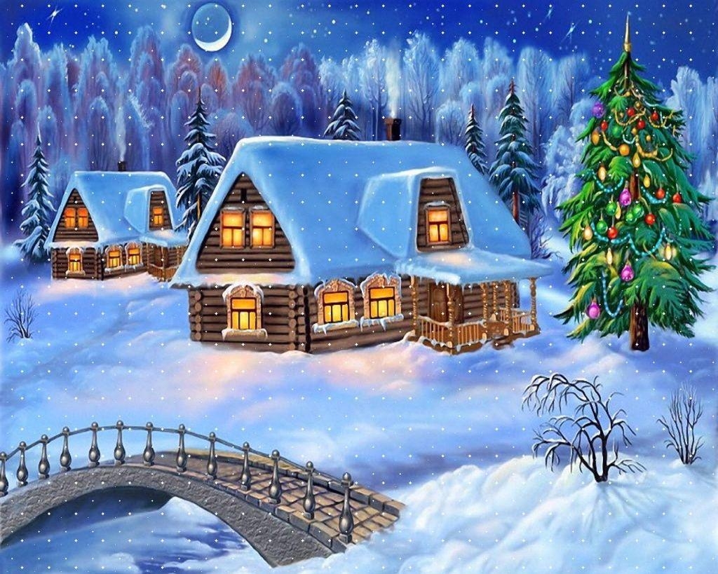 1030x820 christmas scenes picture. home christmas wallpaper, Desktop