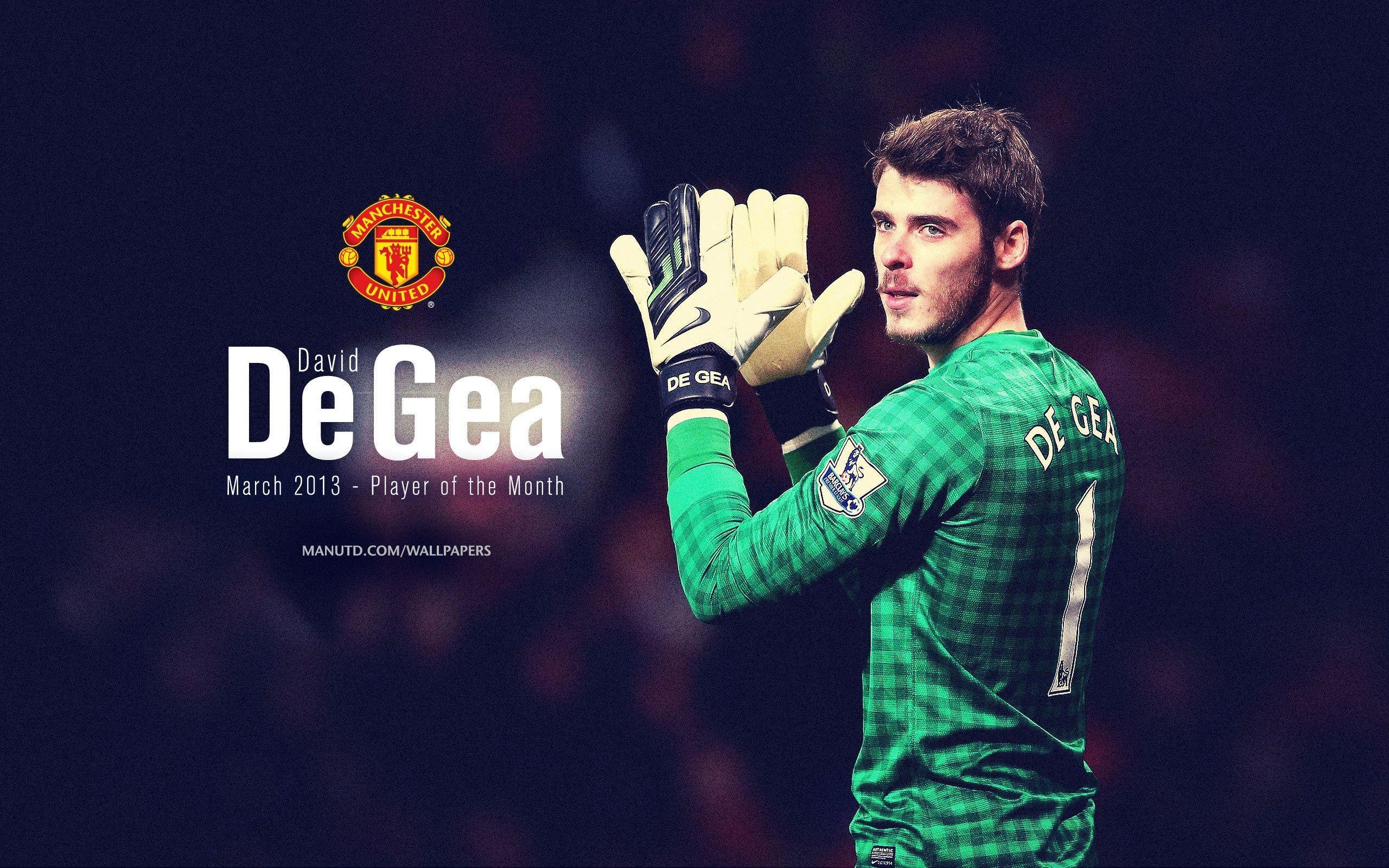 2560x1600 The player of Manchester United David De Gea in dark colors, Desktop