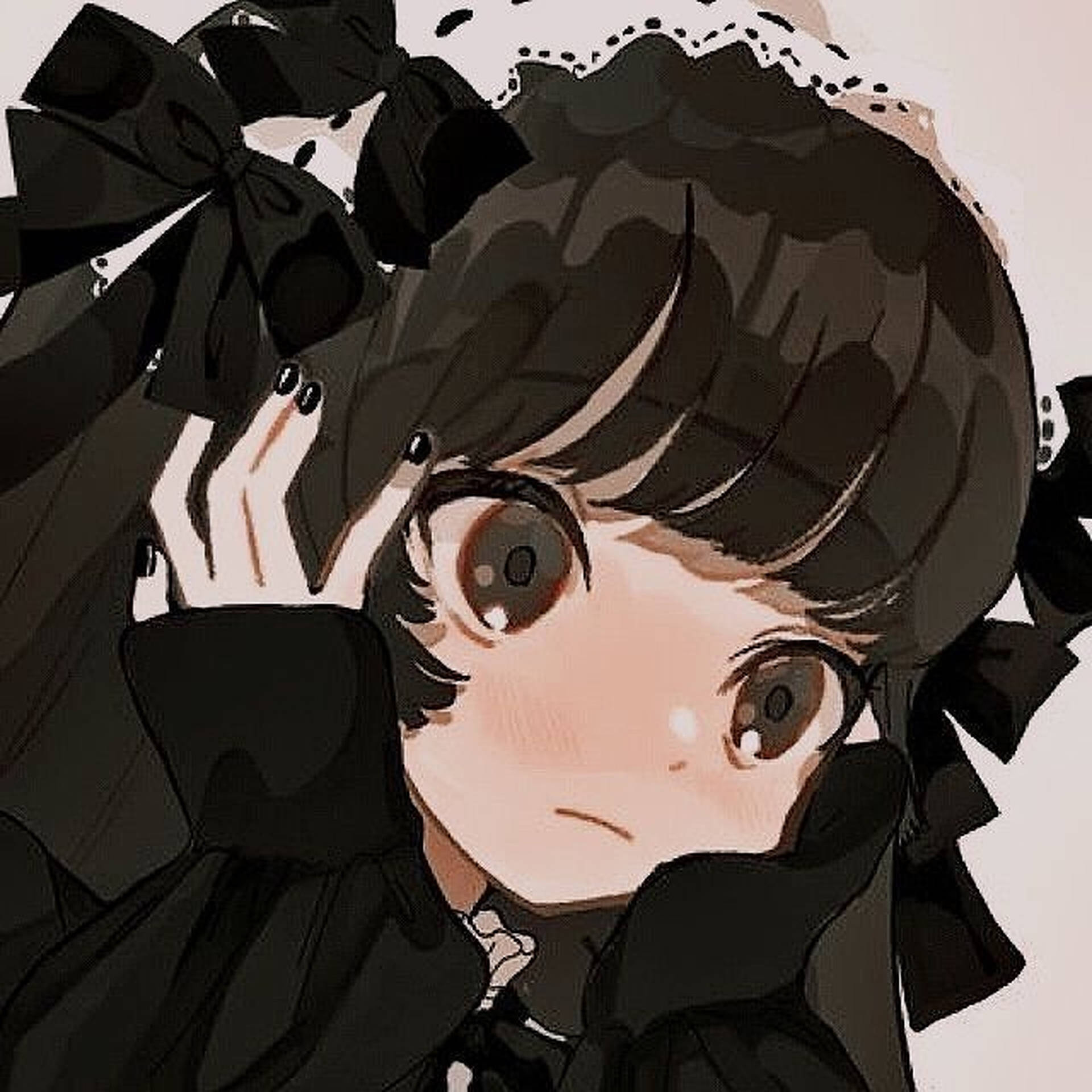 1920x1920 Download Pretty Anime Girl Emo Pfp Wallpaper, Phone